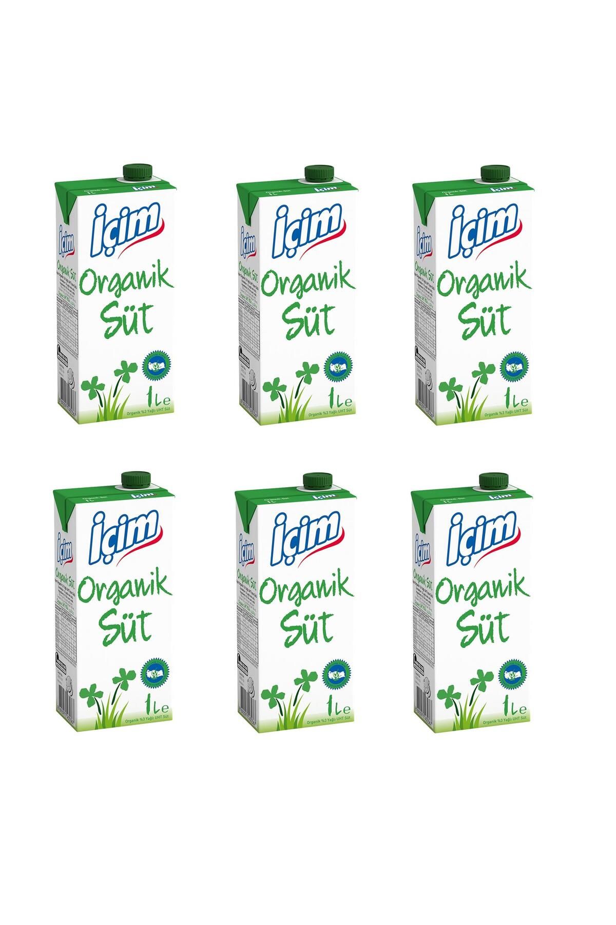 İçim Organik Süt 1 Lt X 6 Adet
