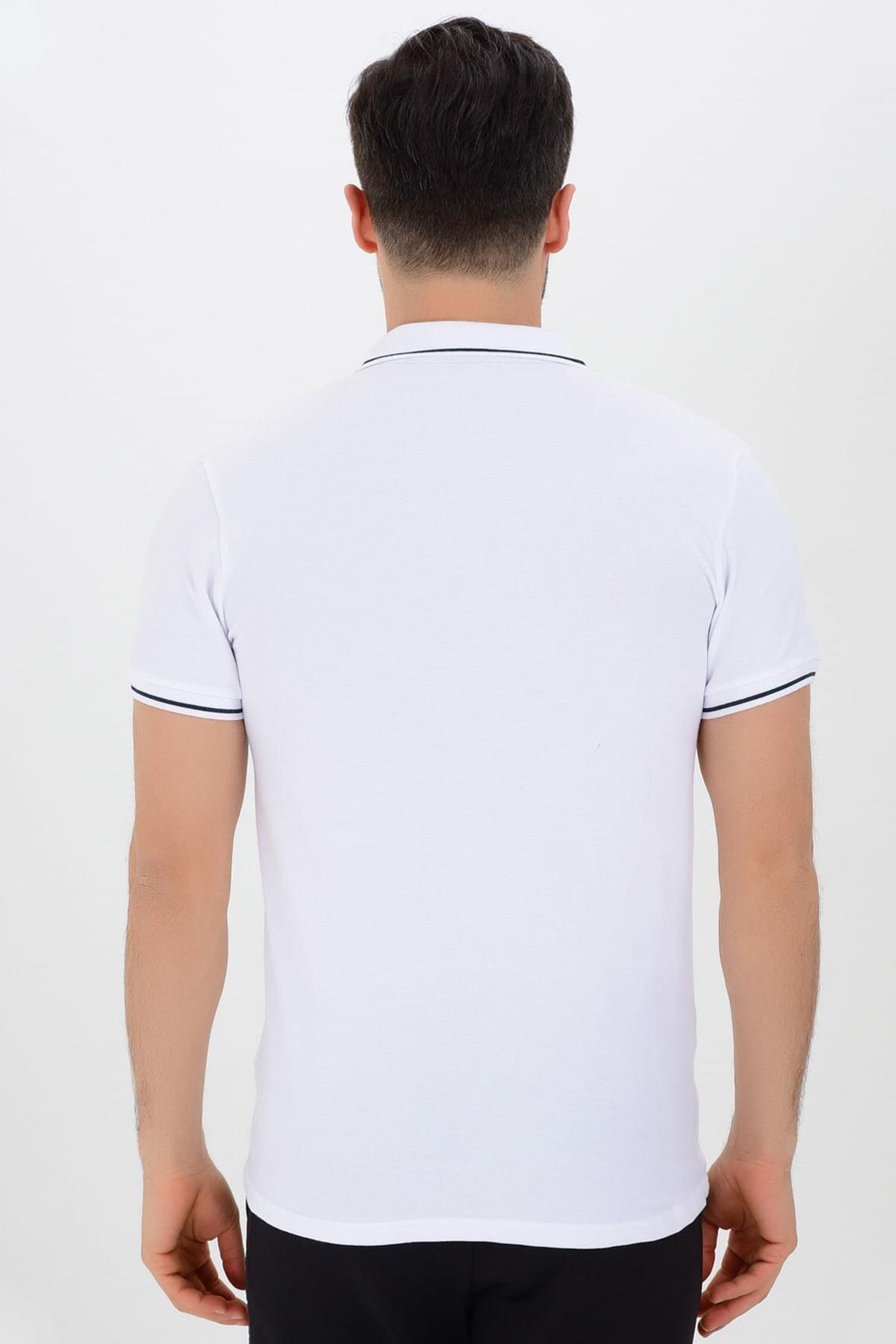 TRYON-Men's Polo Neck T-Shirt Cotton Beta Beta-1 3