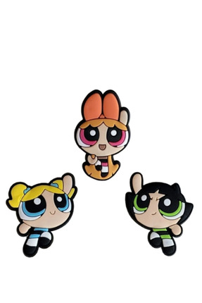 Hanata Aksesuar Terlik Süsü Terlik Tokası Powerpuff Girls Özel Set