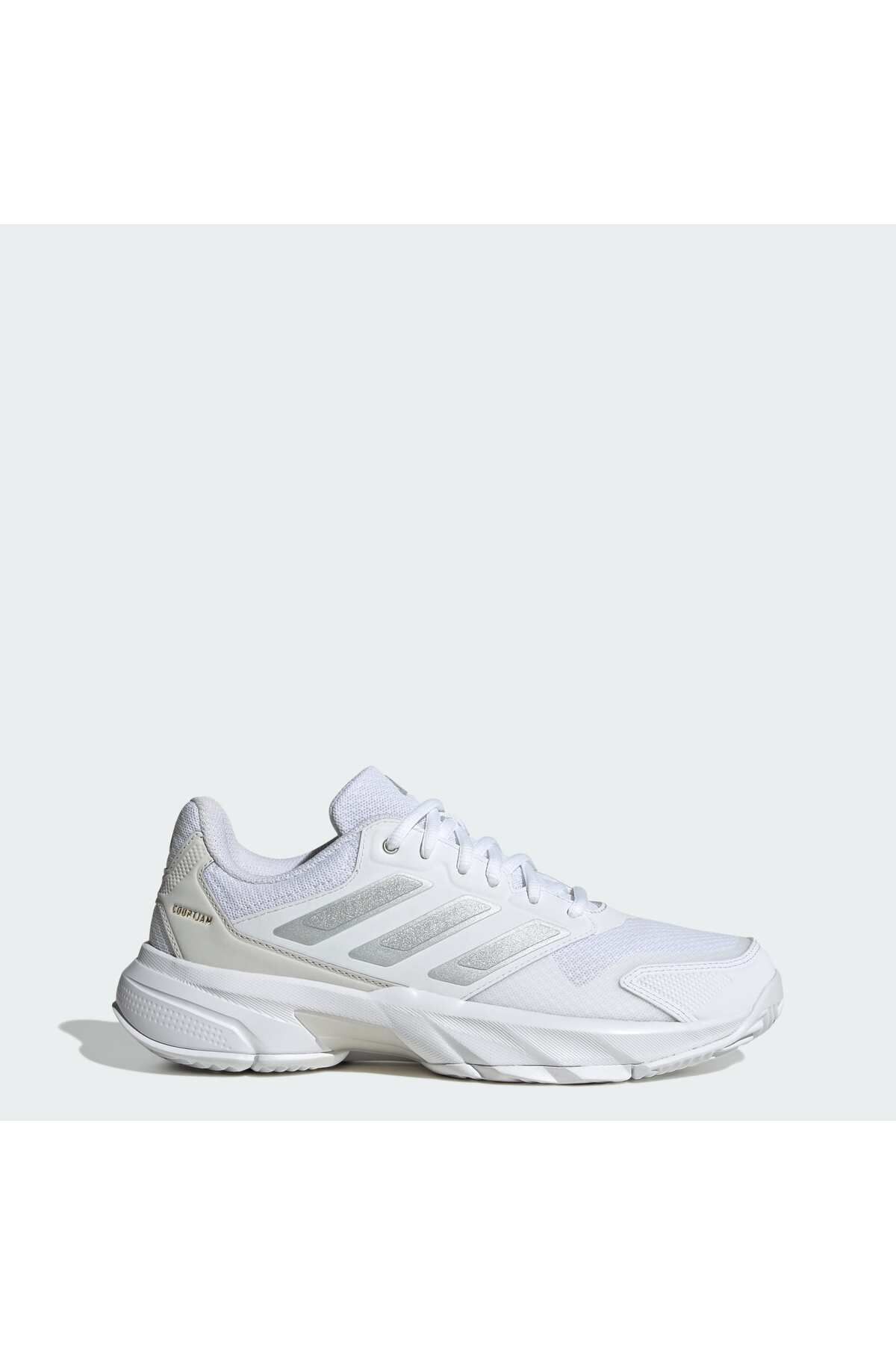 کفش تنیس سفید مردانه و زنانه Courtjam Control 3 adidas
