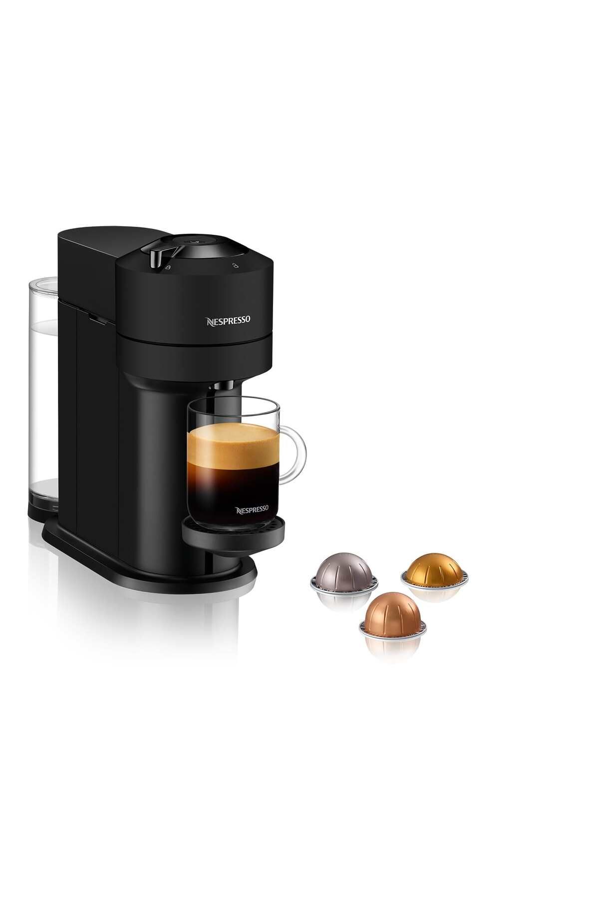 Кофемашина Nespresso Vertuo Next, матовый черный GCV1-EU-MB-NE2