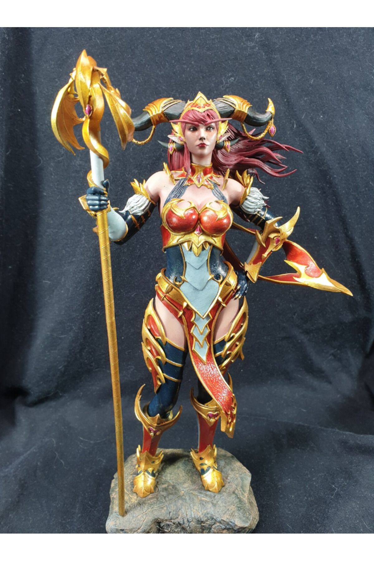 YILDIRIM AVANGART-World Of Warcraft Alexstrasza Figure WOW Dragon Queen Object 25CM Large Size 4