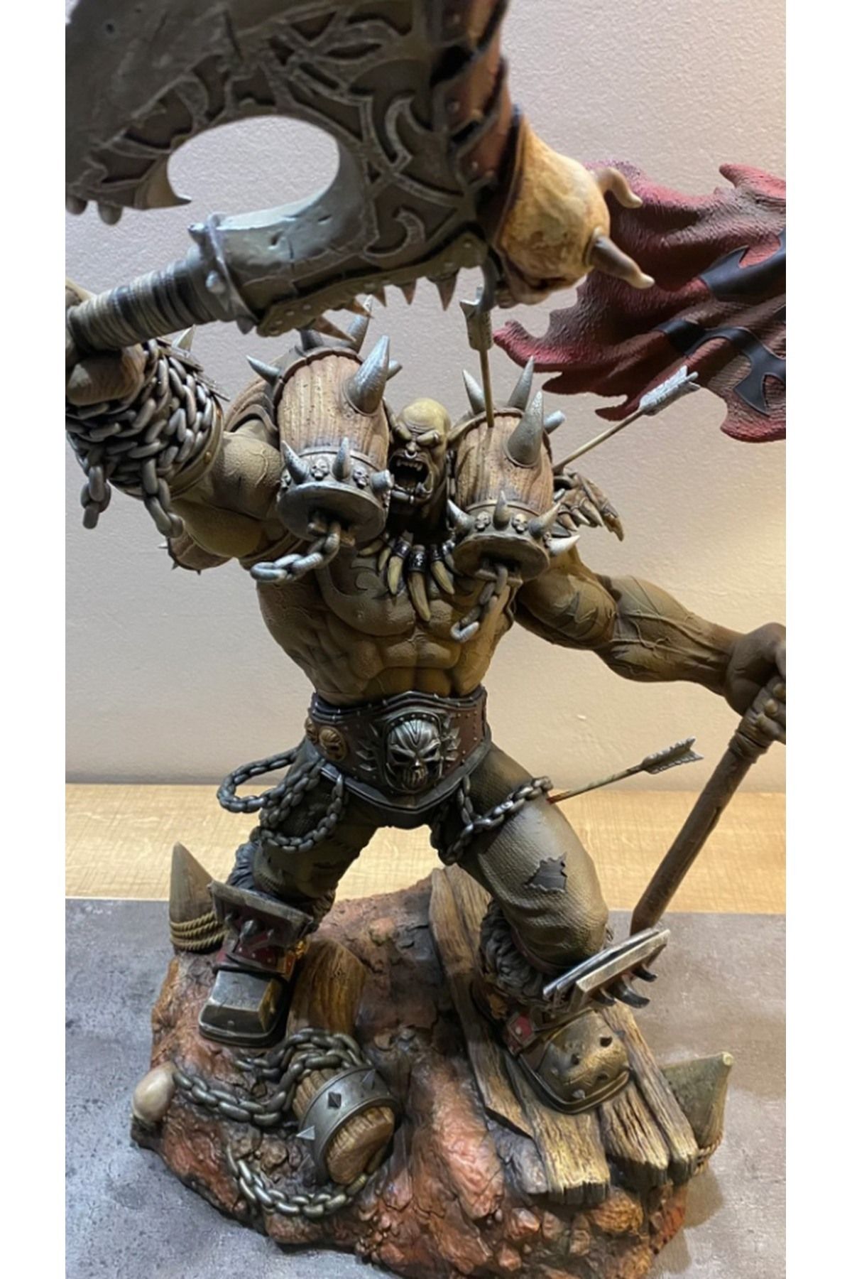 YILDIRIM AVANGART-World Of Warcraft Hellscream Figure WOW Garrosh Hellscream Object 25CM Large Size 2