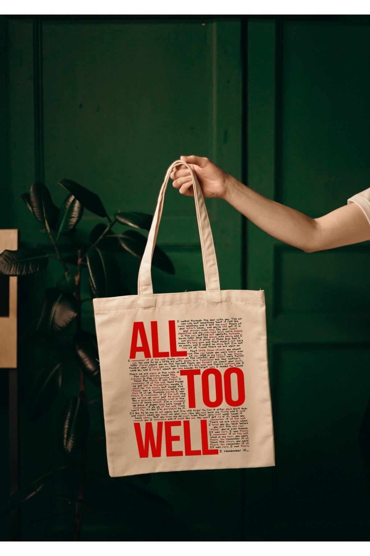 Cemira-Taylor Swift All Too Well Designed Tote Bag υφασμάτινη τσάντα 3