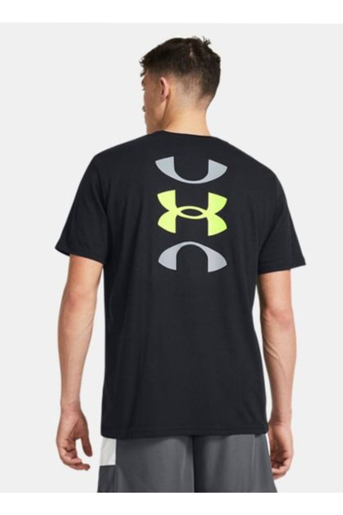 تی شرت ورزشی مشکی مردانه سیاه 1382850 001 UA Logo Court SS Under Armour