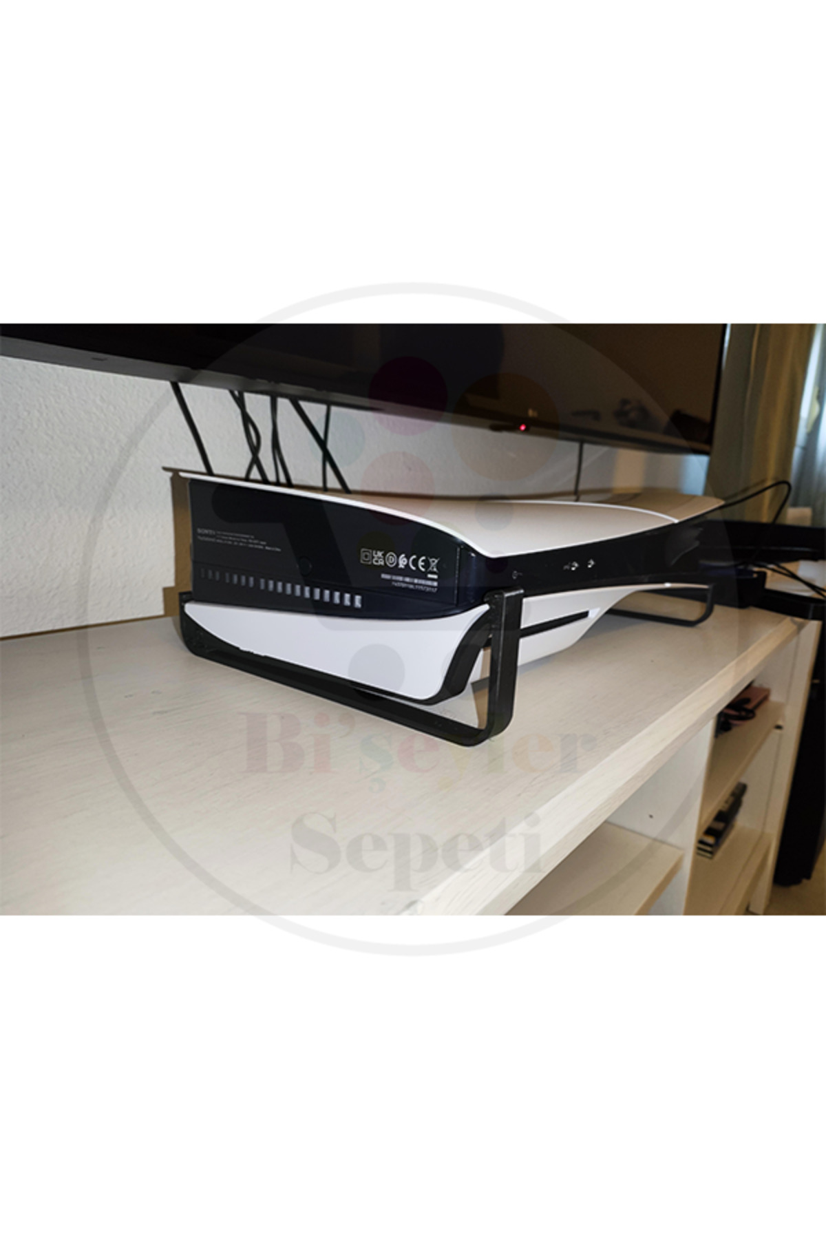 PS5 Slim Playstation 5 Slim Disc Horizontal Yatay Stand Aksesuar - BEYAZ RENK