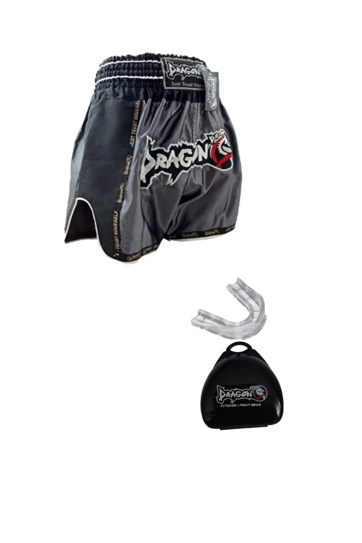 تجهیزات بوکس خاکستری ورزش های ورزشی و شورت یکپارچهسازی با سیستمعامل Muay Thai MT3075 Dragon
