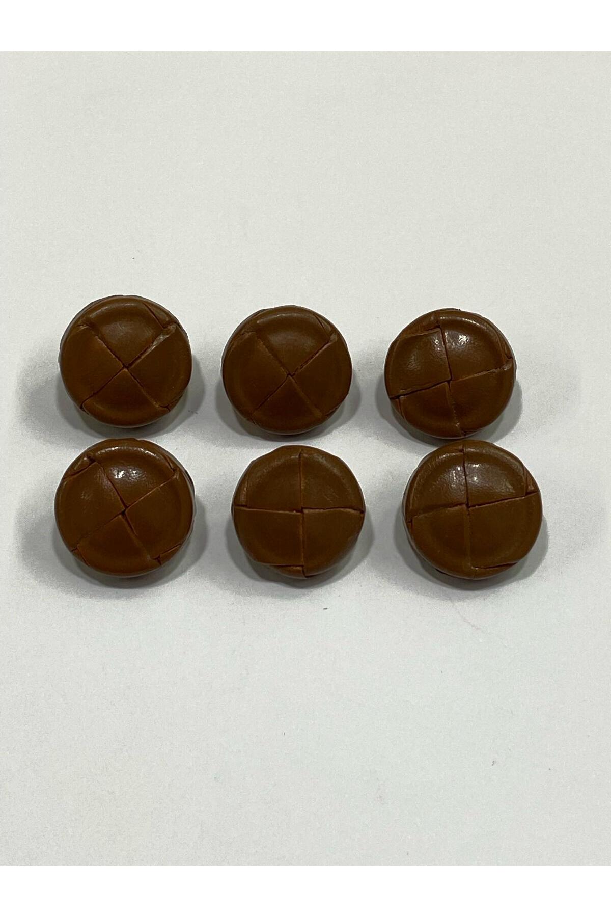 Leather Coat Leather Coat Button / Folding Model / Set of 6 / 2 cm TABA