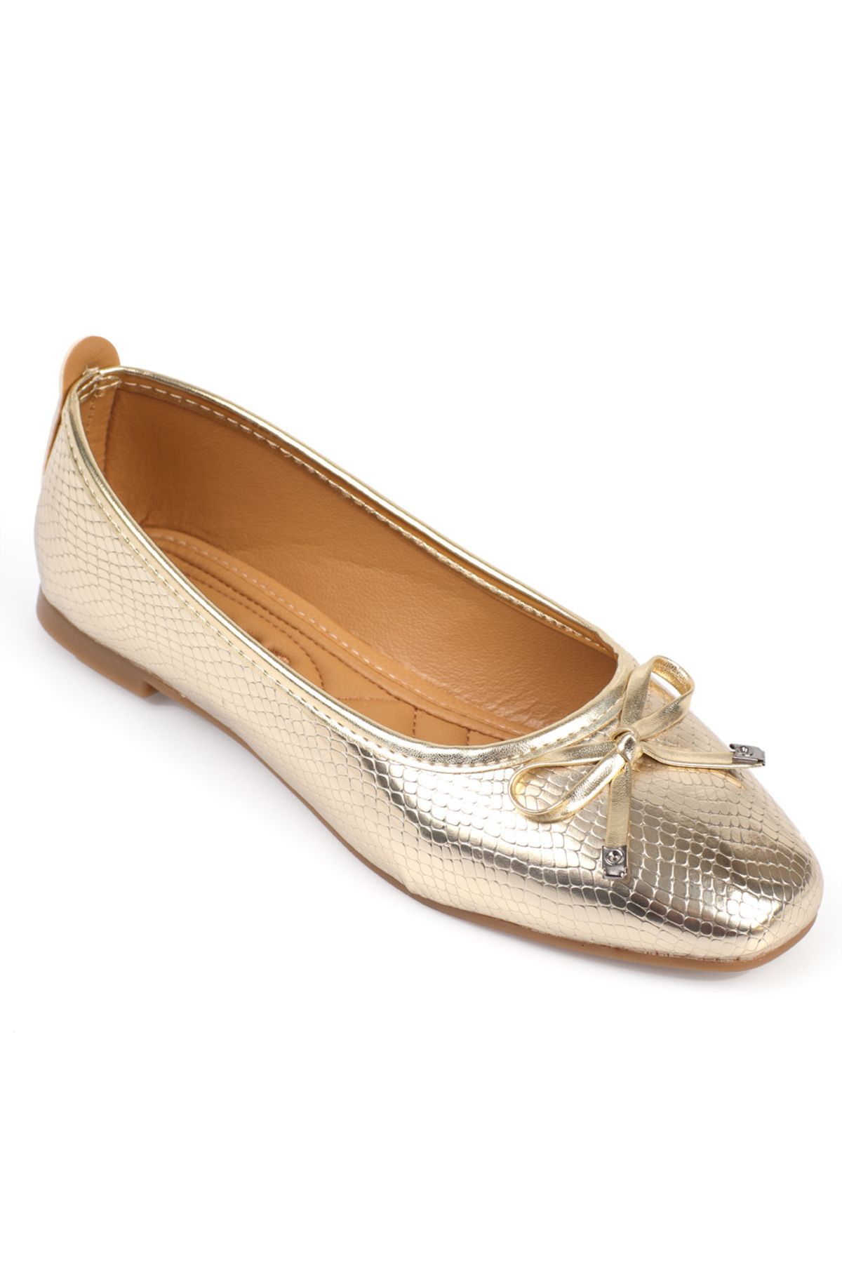 Gold ballet flats online