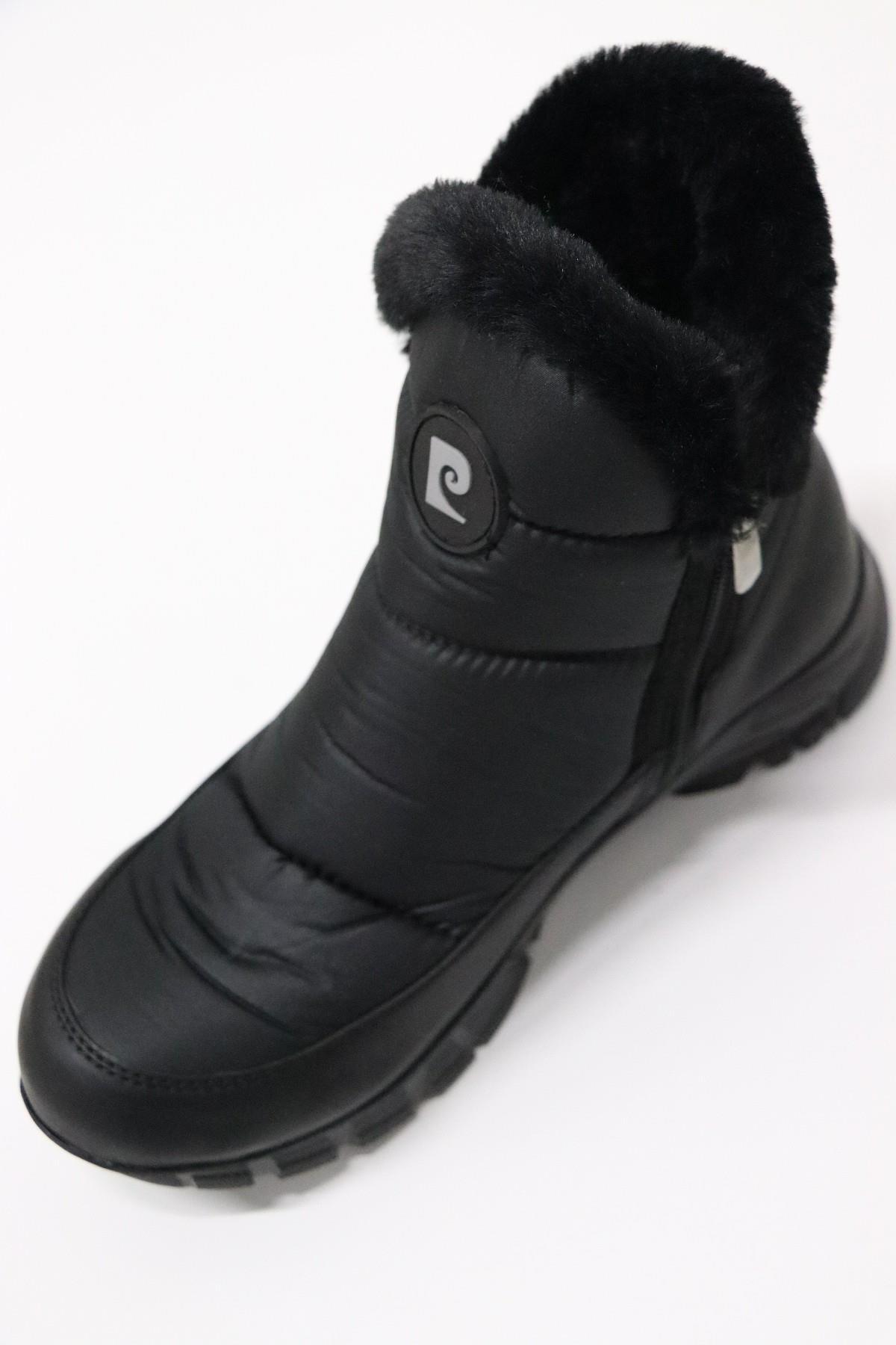 Pierre Cardin 52047 Kadın Siyah Kar Botu