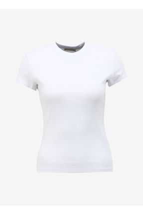 BROOKS BROTHERS Bisiklet Yaka Beyaz Kad n T Shirt Bisiklet Yaka Basic Tshirt Fiyat Yorumlar Trendyol