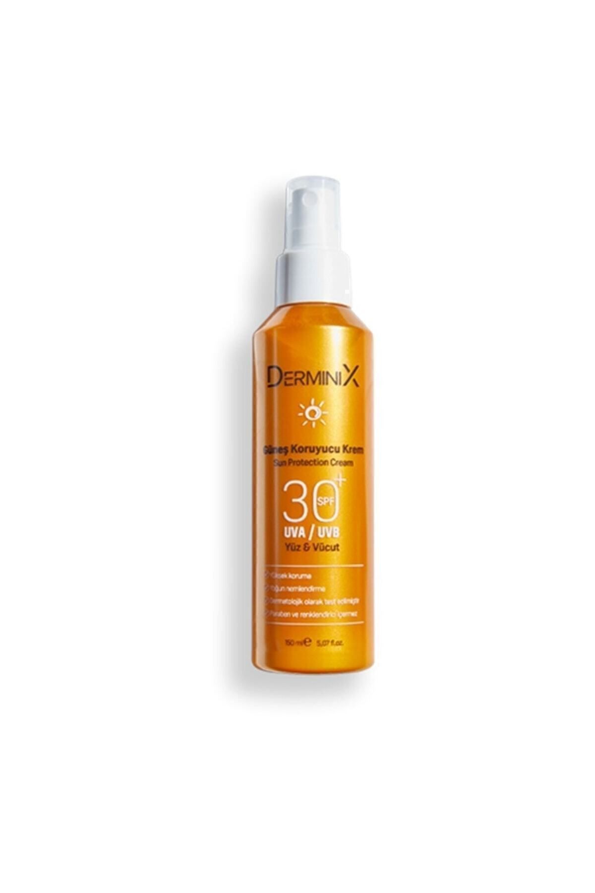 Derminix کرم ضد آفتاب SPF 30 حفاظت بالا برای صورت و بدن