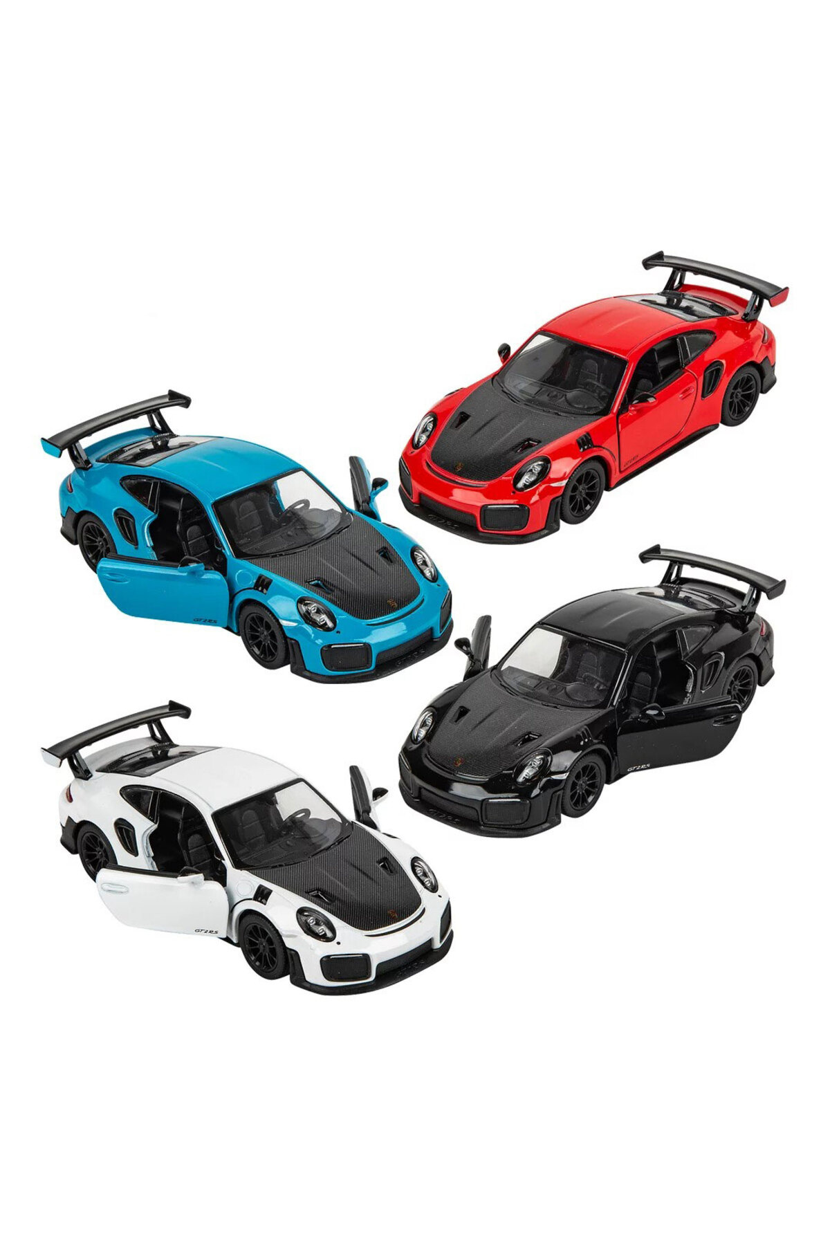 OYUNCAK STORE Metal 2 li Porsche 911 GT2 RS 1:36 Ölçekli Çek Bırak