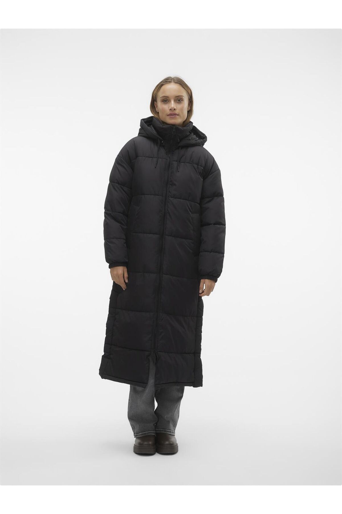 Coat Vero Moda Vmalma Zalando Vero Moda Parka Black Vmalma Mantel