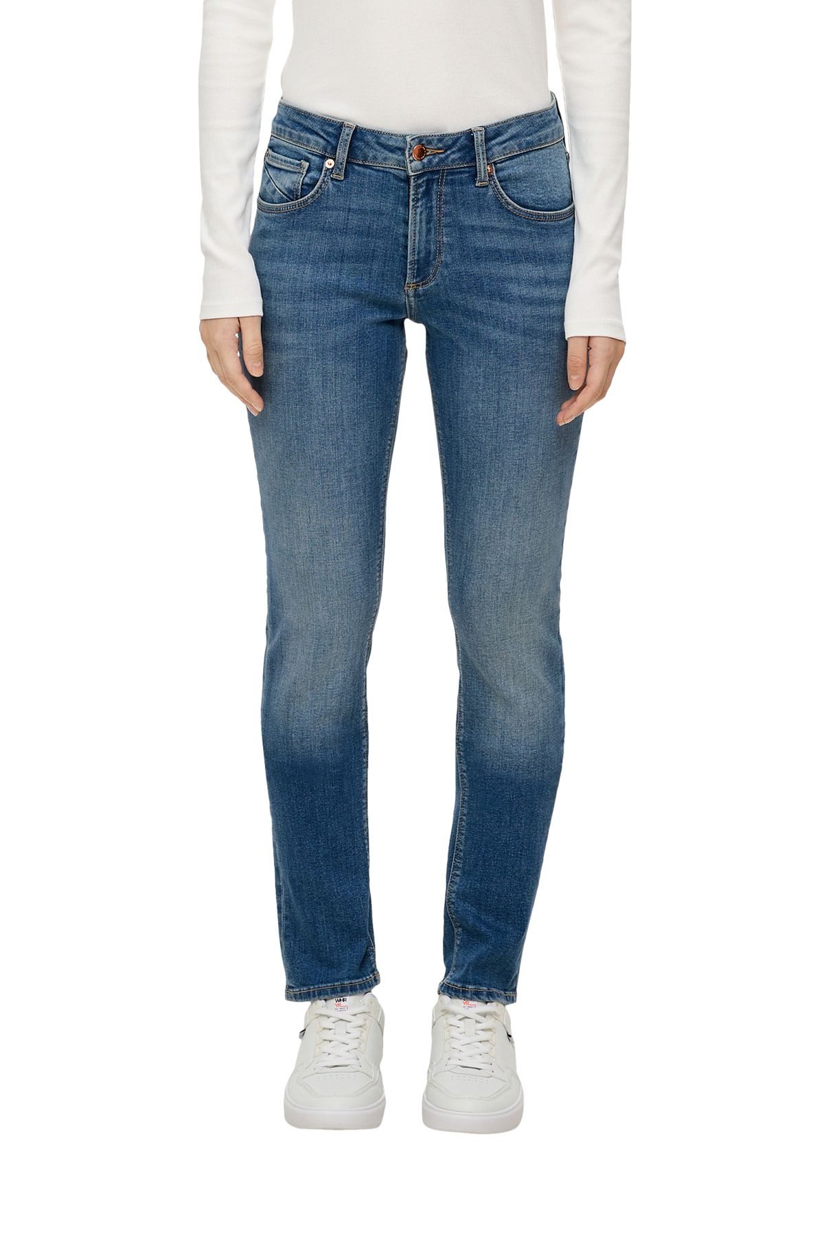 QS by s.Oliver Jeansowy Krój Slim Fit Kobieta - 36/32