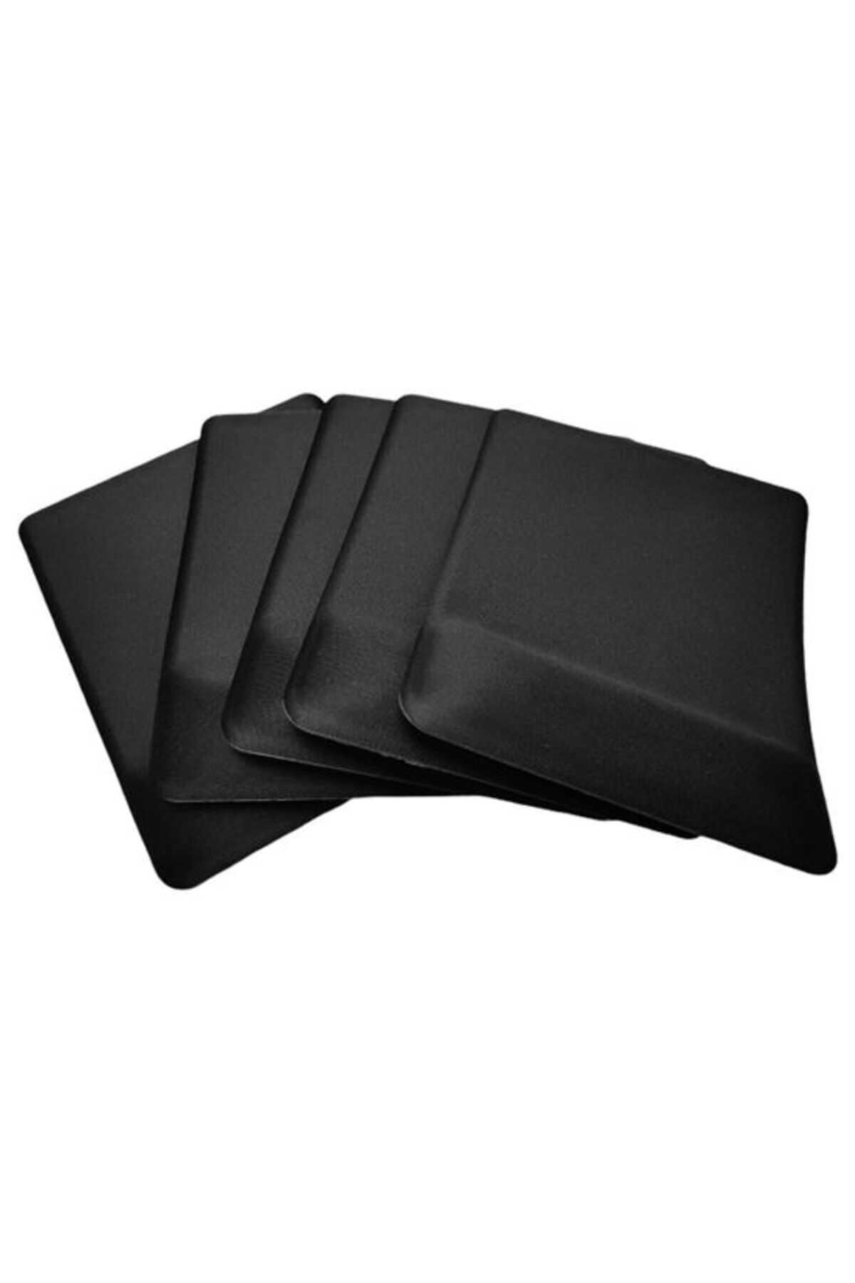 Sünger Bilekli Mouse Pad - Siyah Dikdörtgen Bilek Destekli 3