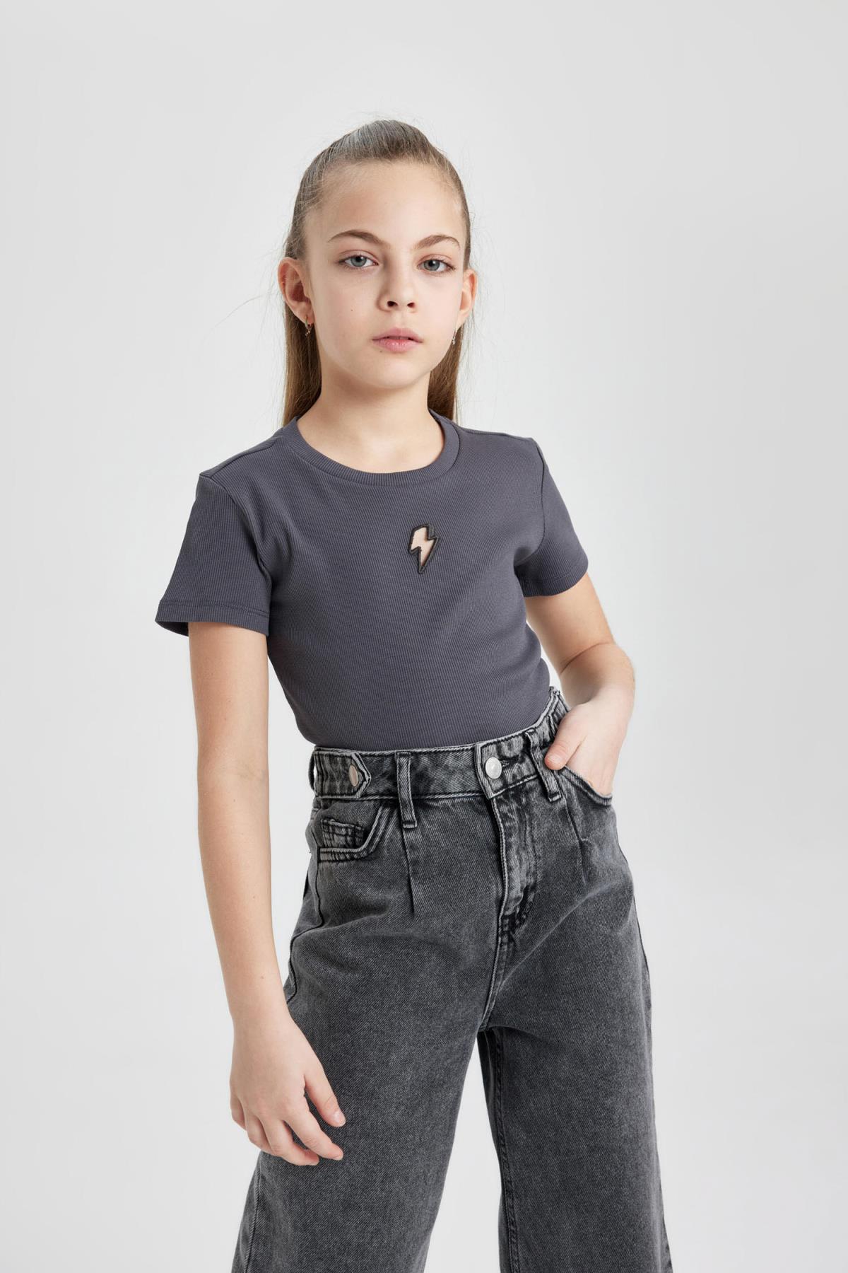 تی شرت دخترانه دفاکتو | B6698A824SM Defacto - Image 3