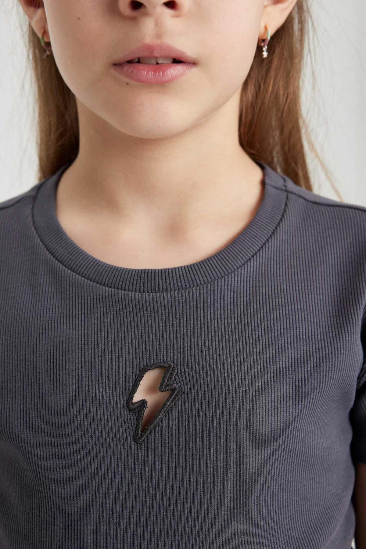 تی شرت دخترانه دفاکتو | B6698A824SM Defacto - Image 5