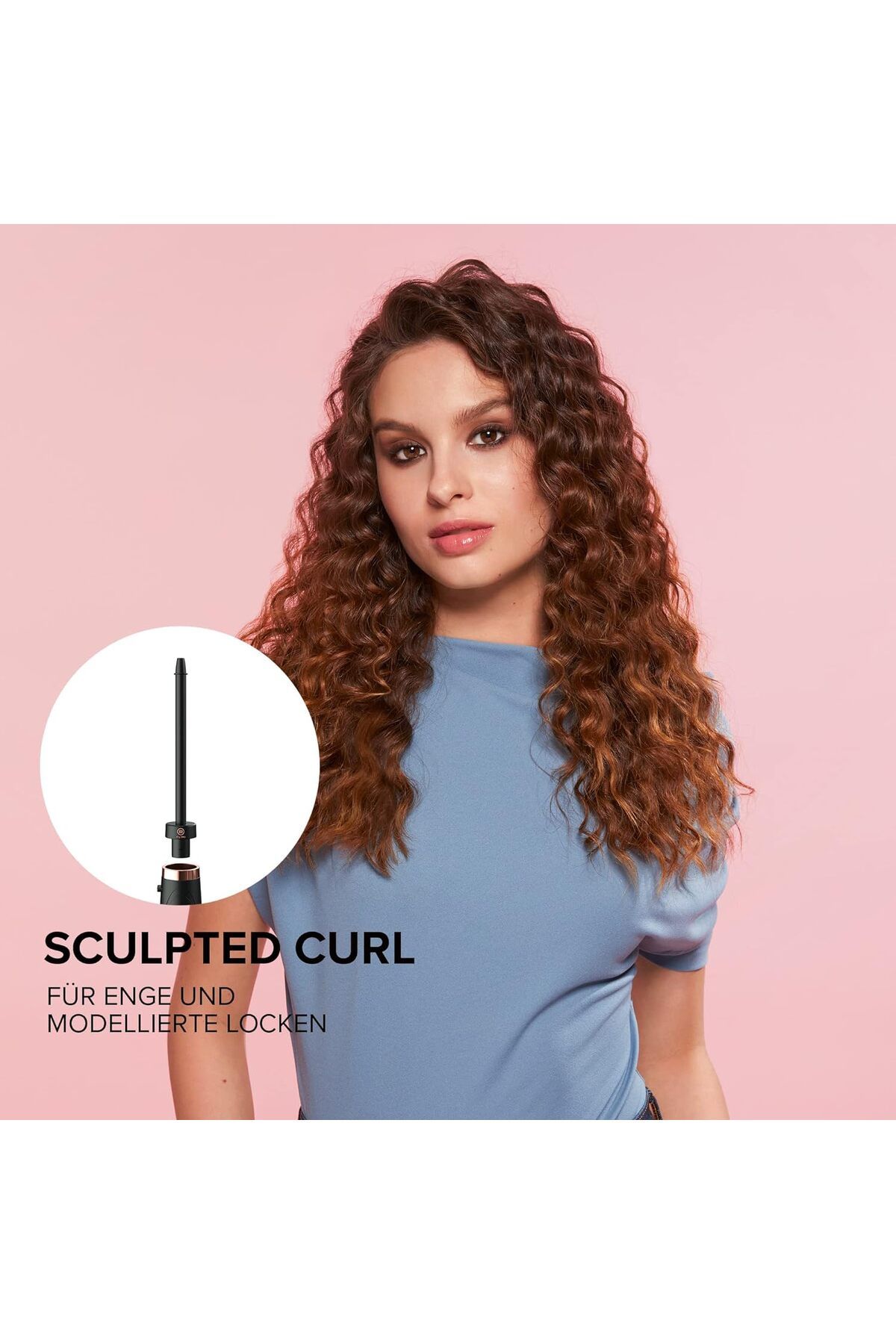 Bellisima-Hair Curling Iron: Wave and Curl Maker Modular Styler in 4 Different Styles 8