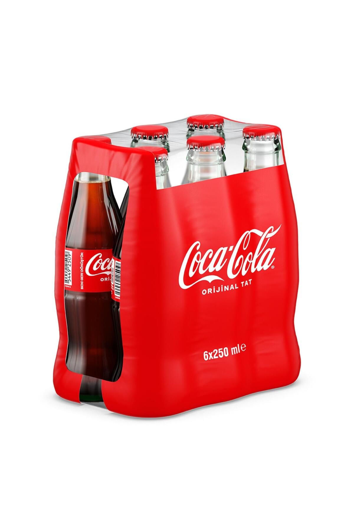 Coca-Cola Coca Cola Kola Orijinal Tat Cam 200 Ml X 6 Adet