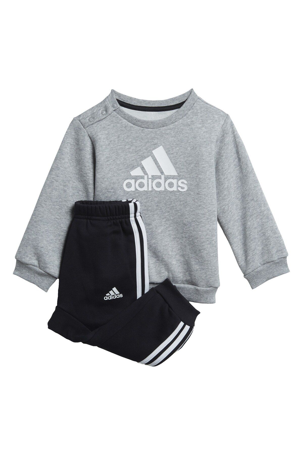 Adidas big badge of sport hot sale tracksuit