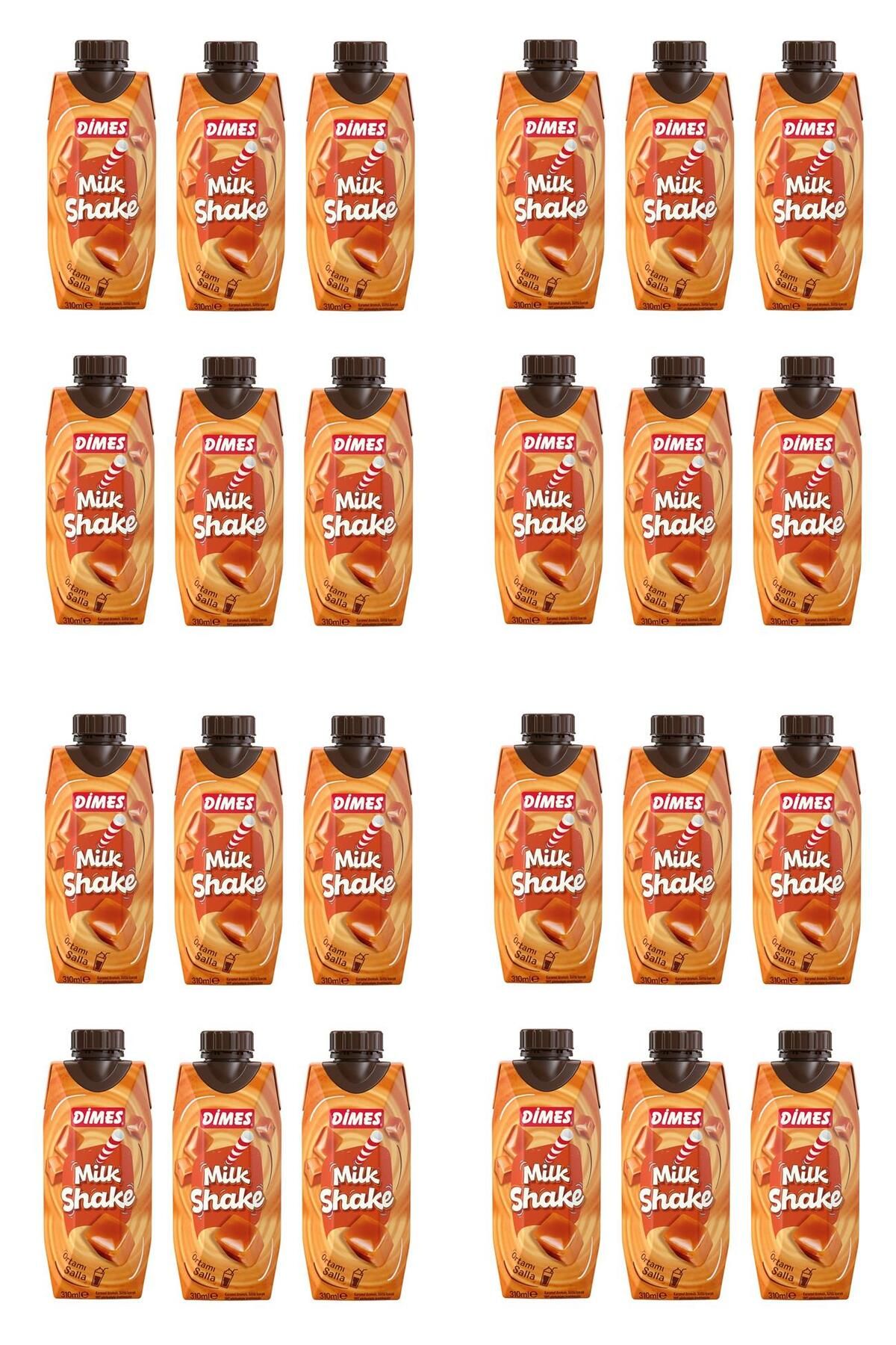 Dimes Milkshake Karamel Aromalı 310 Ml X 24 Adet