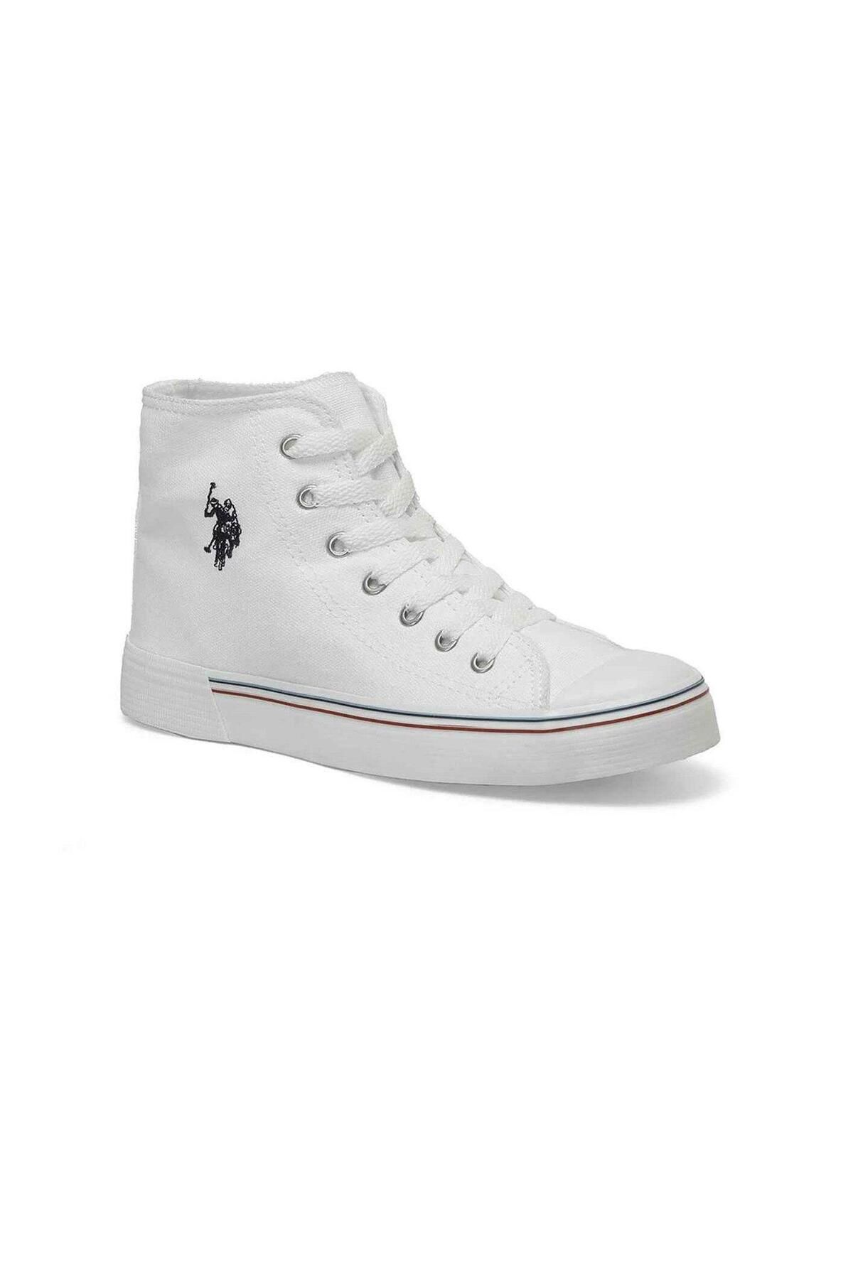 اسنیکر سفید زنانه پایه چوگان ASSN. کفش ورزشی روزانه U.S. Polo Assn.