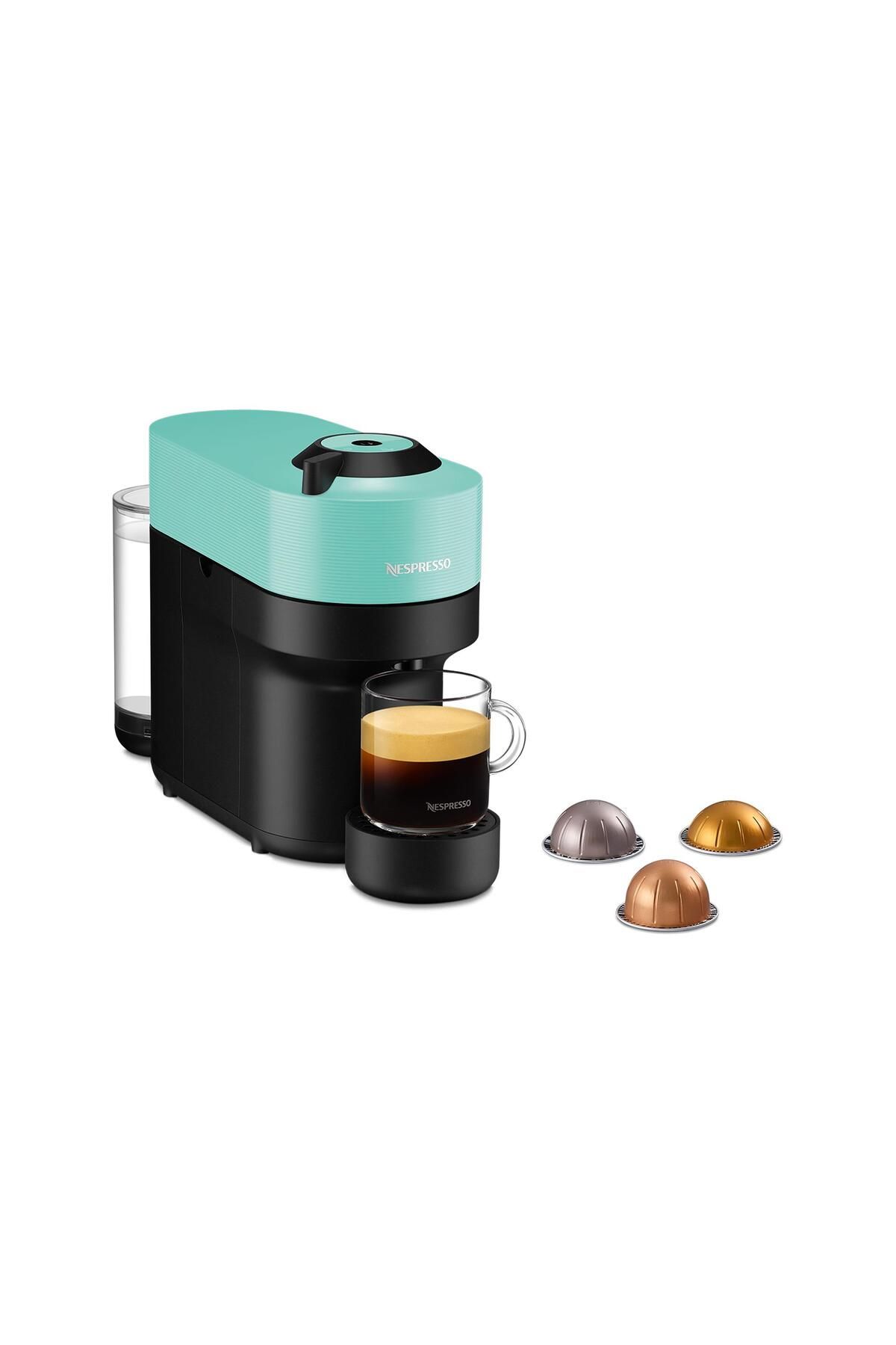 Кофемашина Nespresso Vertuo Pop, Бирюзовый GCV2-EU-AQ-NE