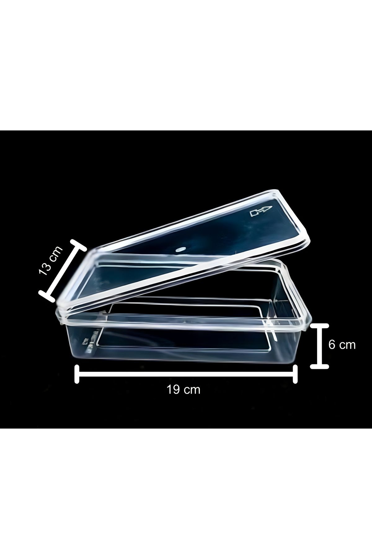 Codemfire-Storage Container Anthracite 1lt 20 Pieces Self Lid Locking, Freezer, Food Convenient PP (19*13*6cm) 5