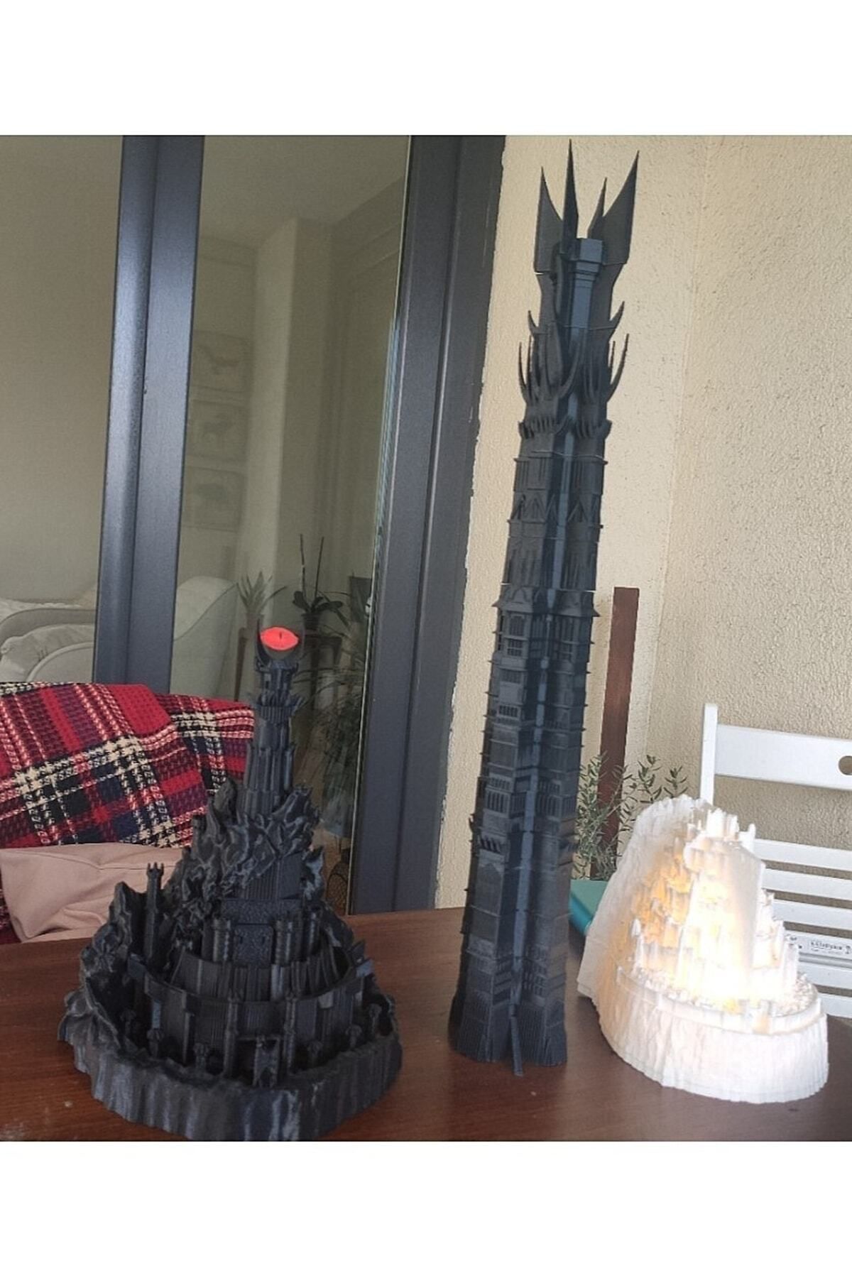 YILDIRIM AVANGART-Orthanc Tower 90 Cm Saruman's Tower Isengard Lotr Lord of the Rings (DEV SIZE) 5