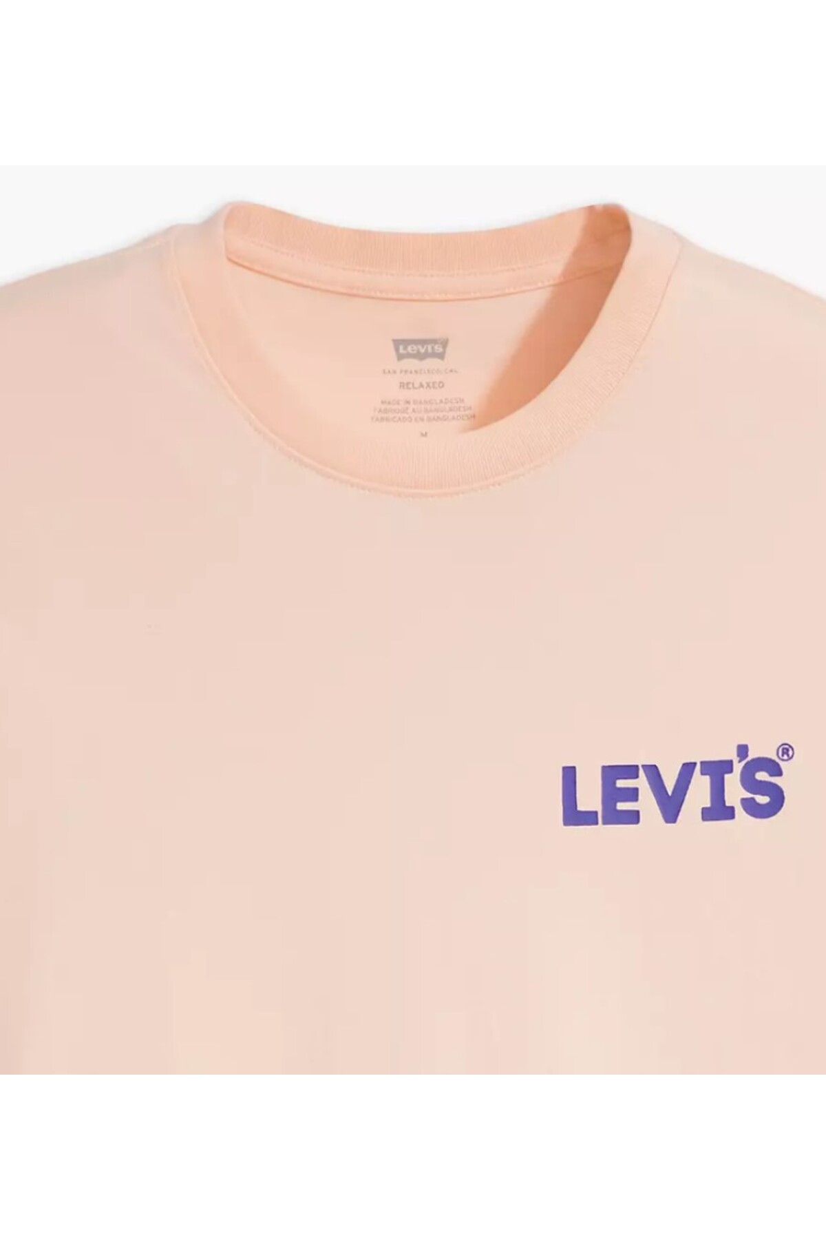 تی شرت لیوایز مردانه 100% پنبه نارنجی بیسیک راسته Relaxed/ریلکس    Relaxed/ریلکس Daily/روزانه | Levi's A208201 - تصویر 4