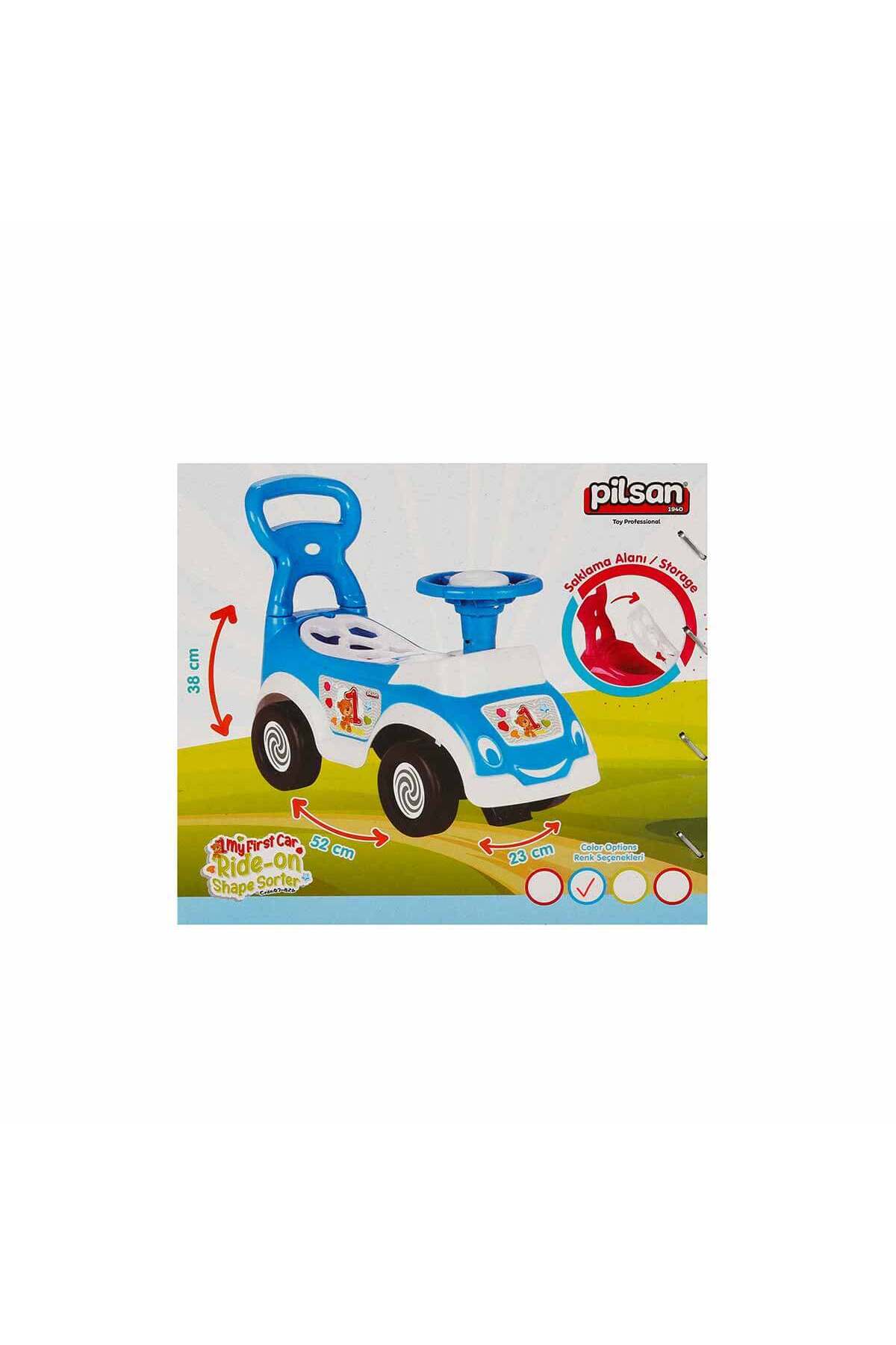 PİLSAN Mavoyuncak Ilk Arabam Bebek Ilk Adım Yürüme Arkadaşım Yürüteç Bultak Küp Ilk Arabam fotoğrafı 2 (önizleme)