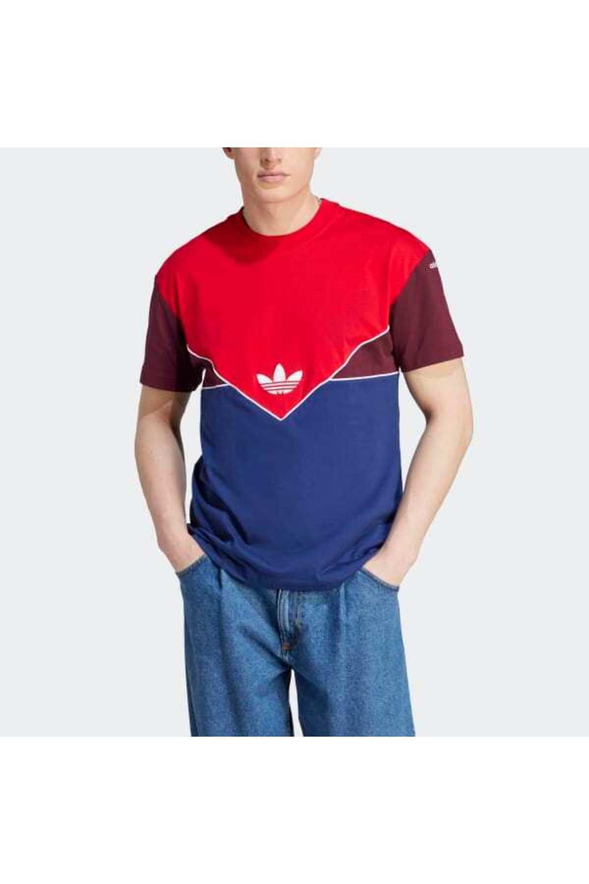 Adidas white and red top t shirt
