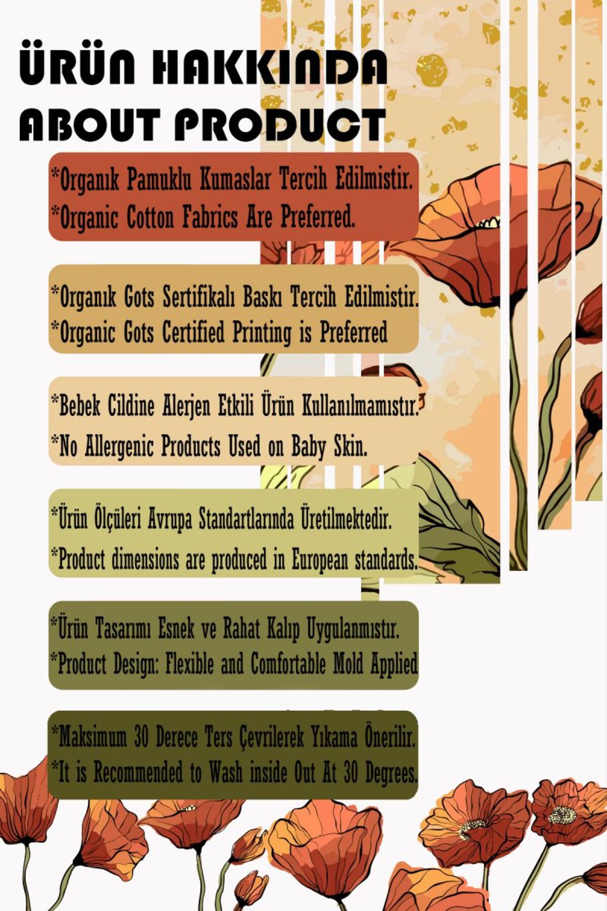 بادی نوزادی پسرانه – دخترانه بژ MAHFEL | uzun-ekru-bej15-16 اورجینال - تصویر 5