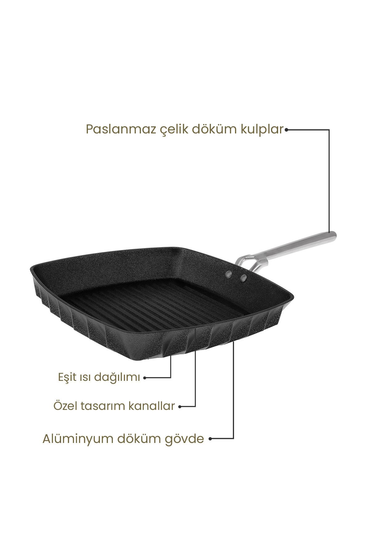 Diagon 28 Cm Grill Tava