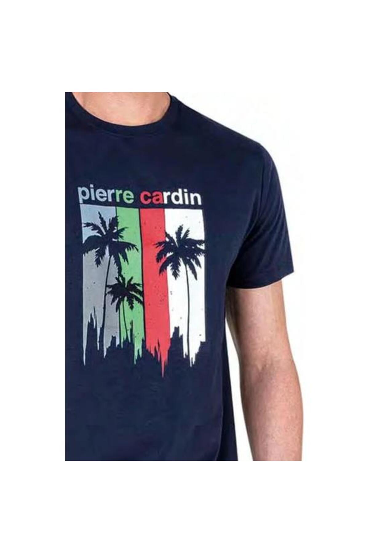 ست پیژامه مردانه طرح دار فاق نرمال آستین کوتاه | پیر کاردین Pierre Cardin P-000000000000008480 - تصویر 2