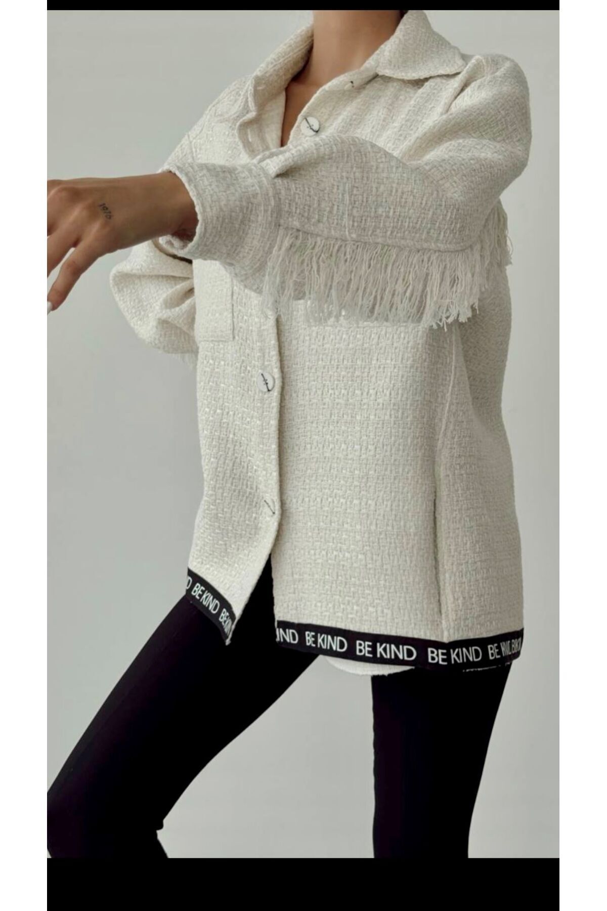 Quzu-TUTUIT JACKET WITH LABEL DETAIL 3