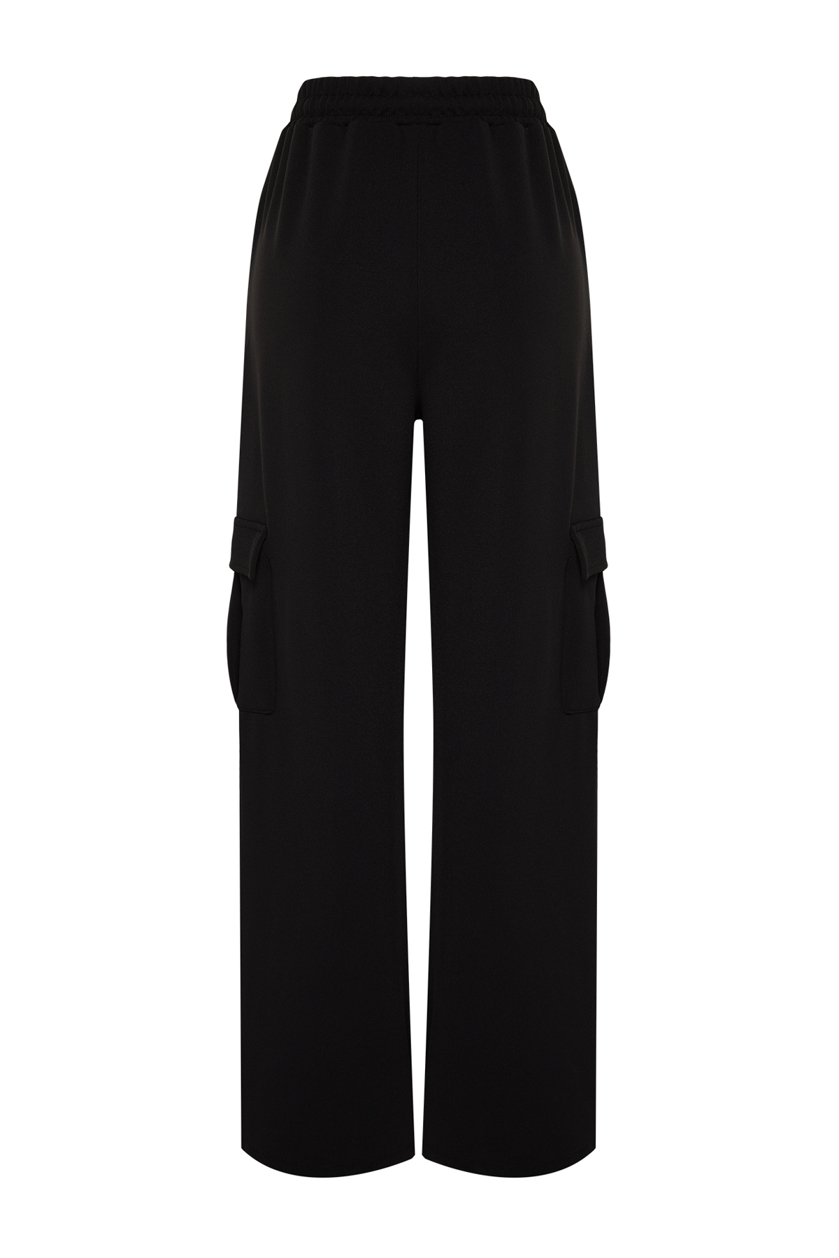 Trendyolmilla  Siyah Kargo Cep Detaylı Regular/Düz Kesim Pantolon TWOSS24PL00073 - Görsel 8