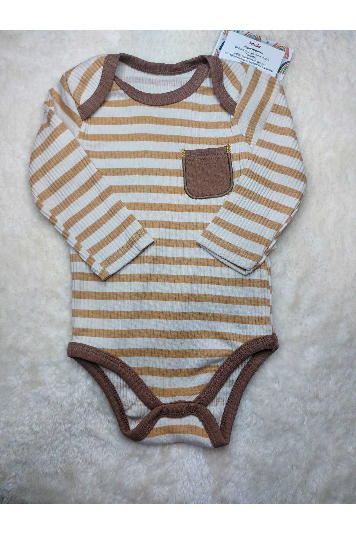 بادی نوزادی پسرانه – دخترانه بژ Necix's | TYCB1O2R6N170894146194224 اورجینال - تصویر 3