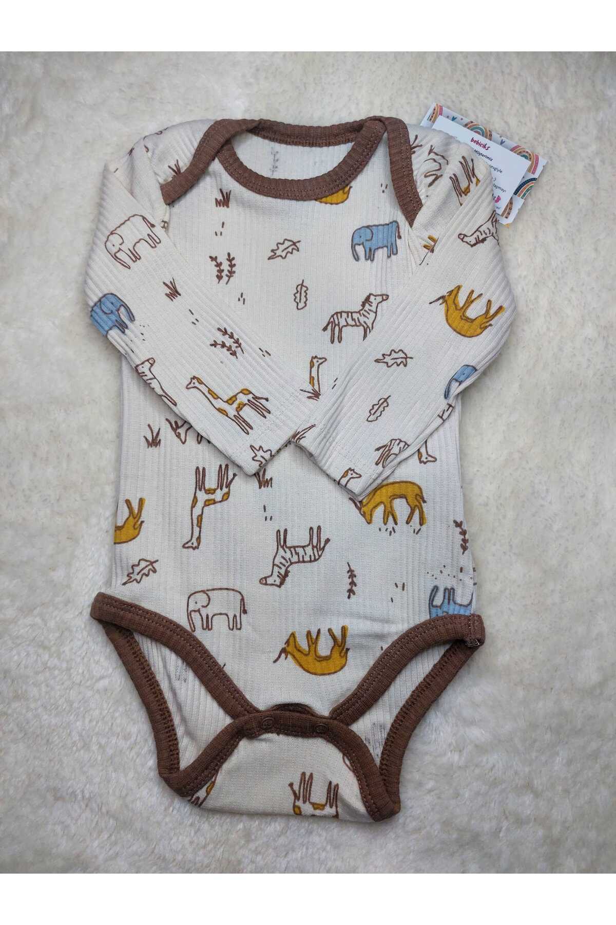 بادی نوزادی پسرانه – دخترانه بژ Necix's | TYCB1O2R6N170894146194224 اورجینال - تصویر 2