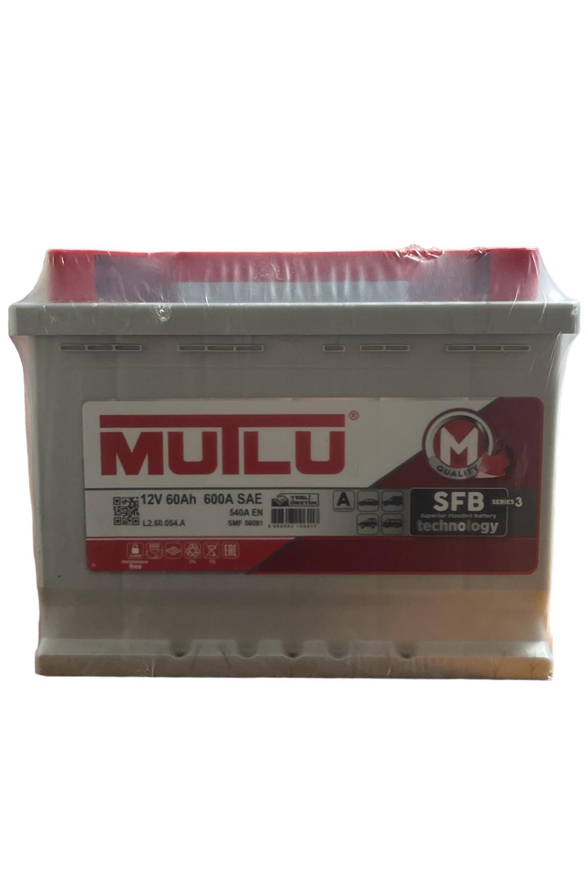 Mutlu Anabayiden Akü 60 Amper SFB - 2 YIL GARANTİLİ - Hurda Akü Yollamanız Gerekmiyor