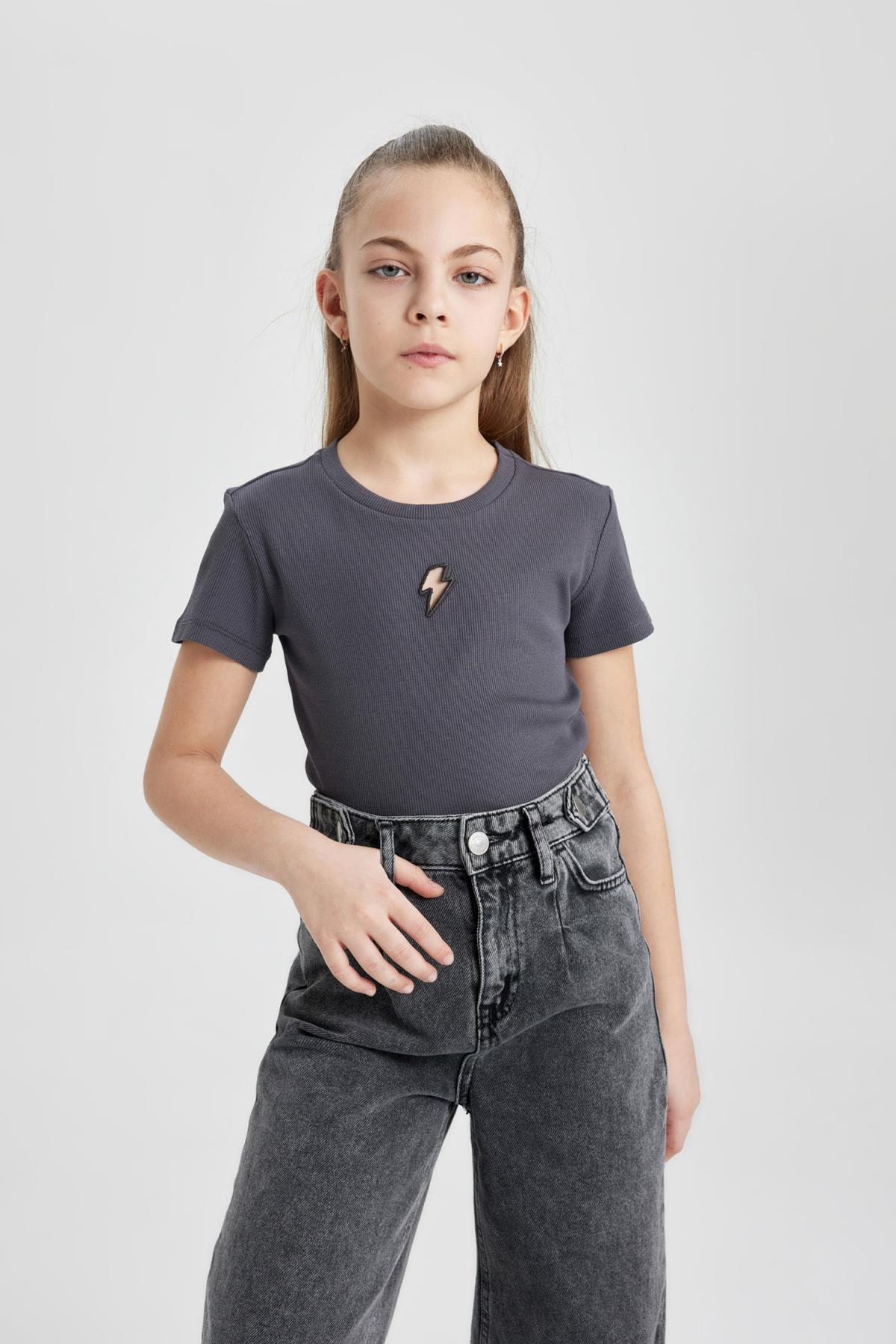 تی شرت دخترانه دفاکتو | B6698A824SM Defacto - Image 4