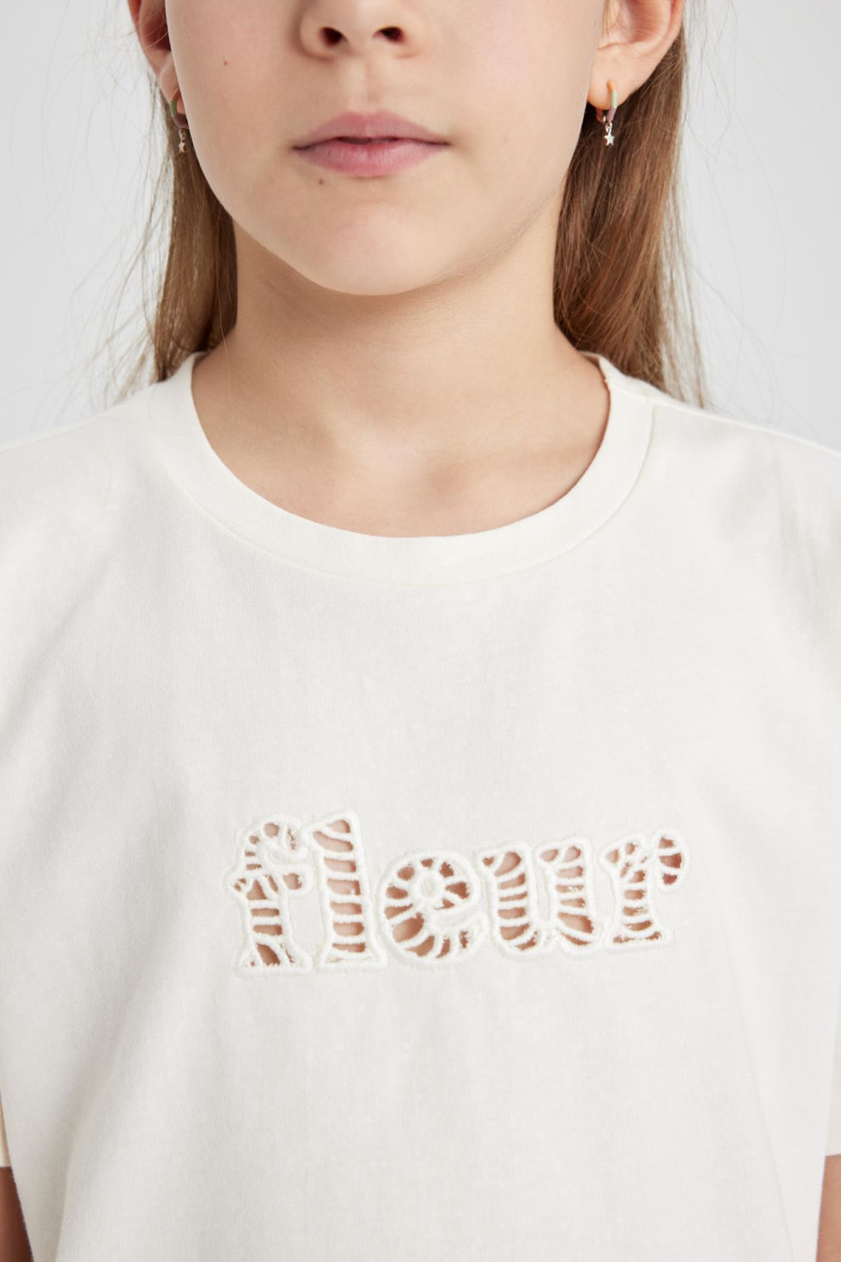 تی شرت دخترانه دفاکتو | C0601A824SM Defacto - Image 5