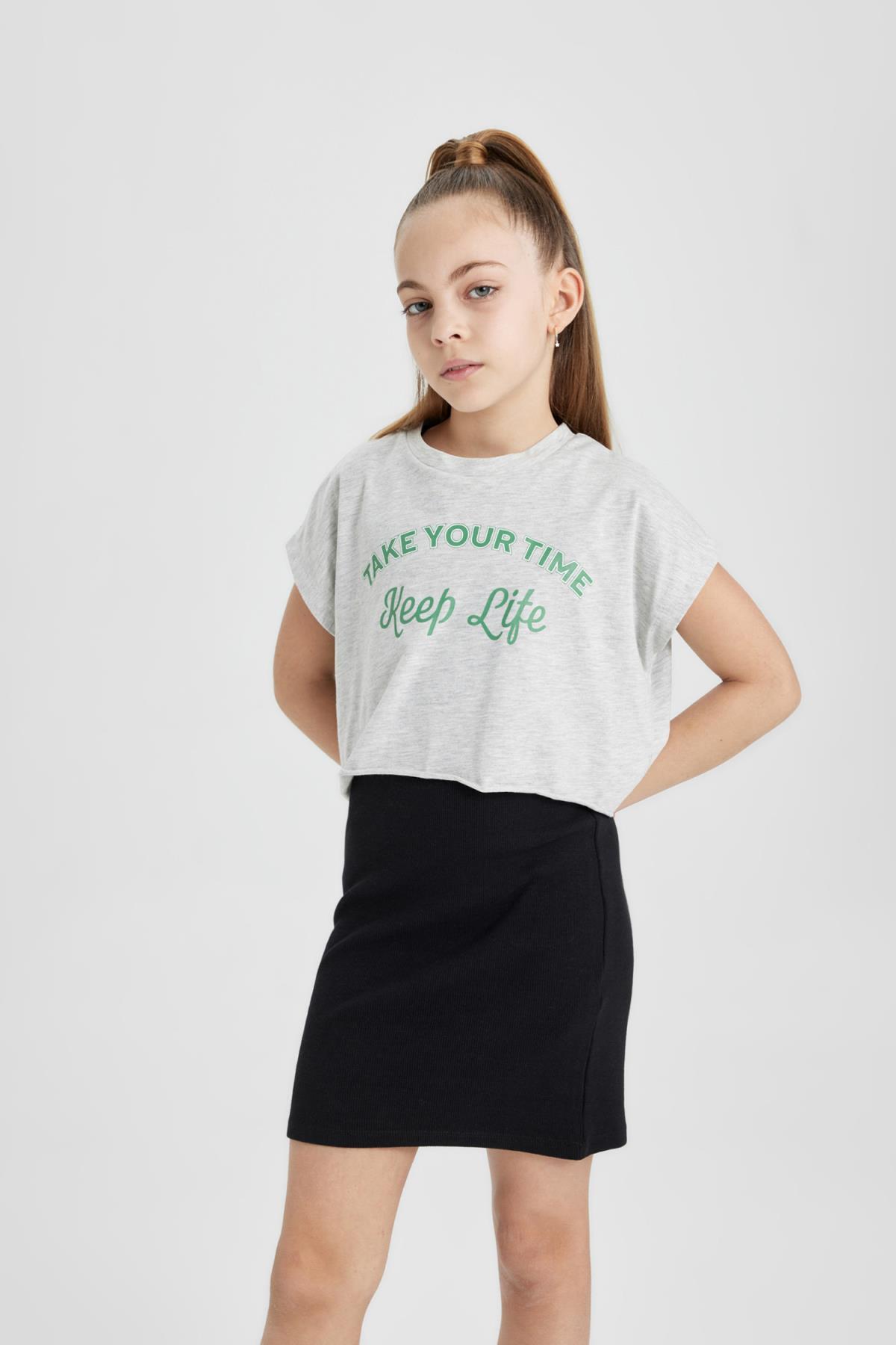 لباس دخترانه دفاکتو Defacto اورجینال دخترانه کد کالا B4496A824SM - تصویر 3