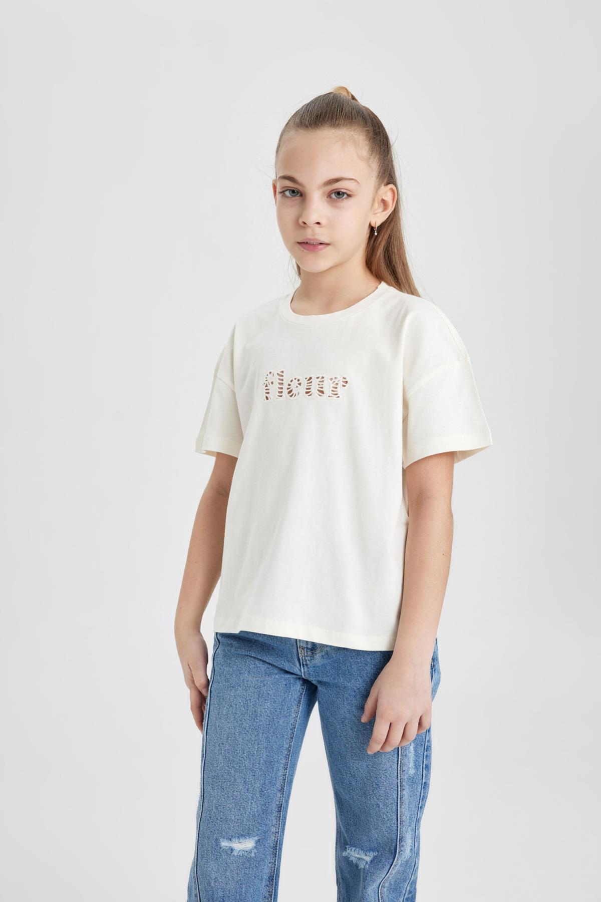 تی شرت دخترانه دفاکتو | C0601A824SM Defacto - Image 3