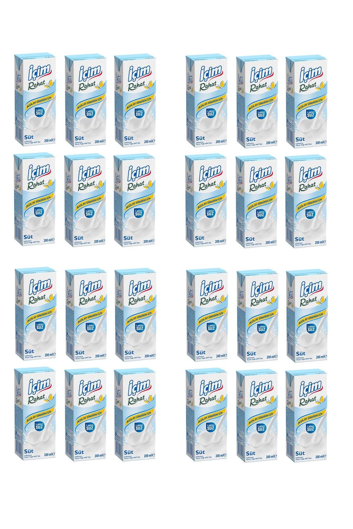 İçim Rahat Laktozsuz Süt 200 Ml X 24 Adet