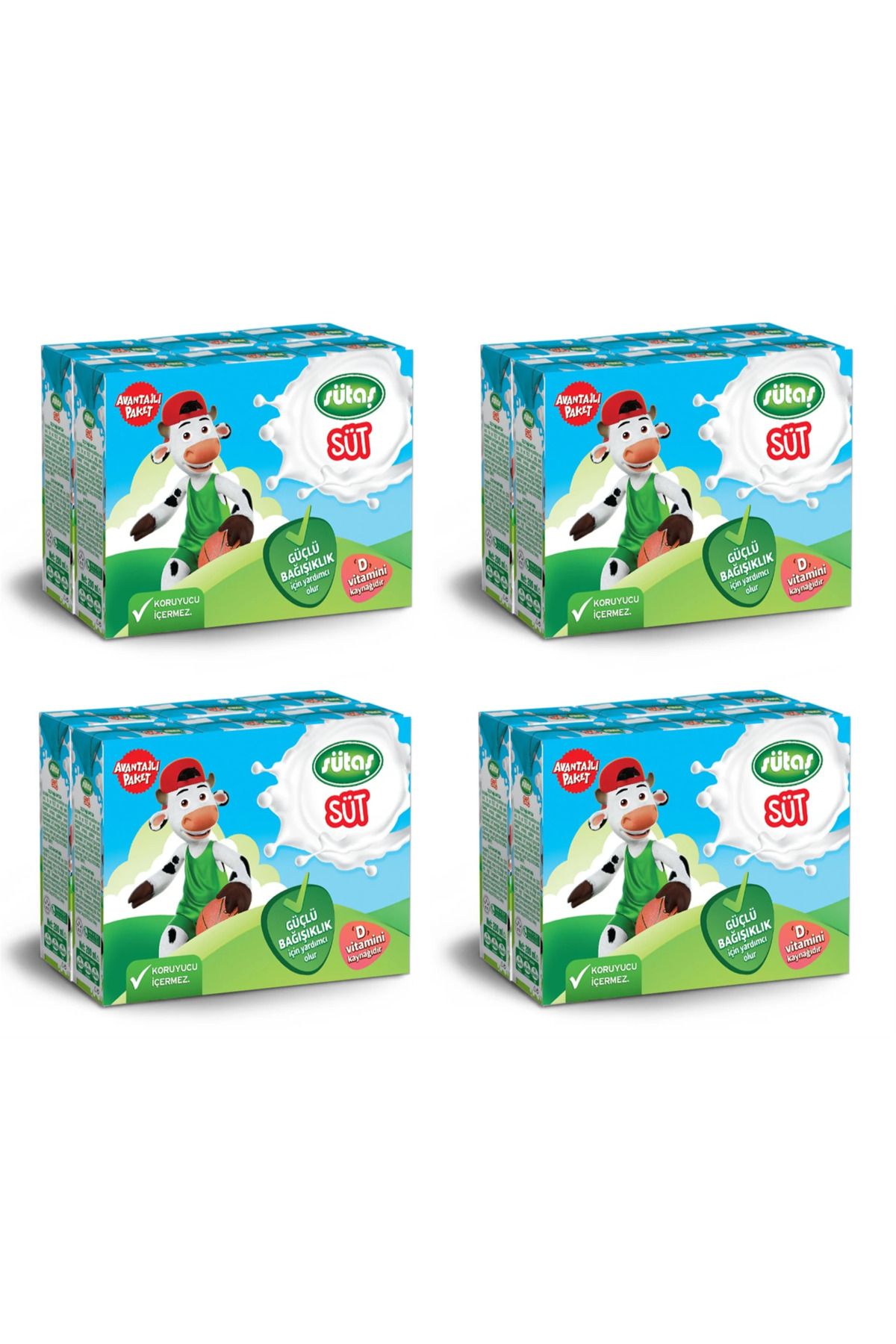 Sütaş Yağlı Süt 180 Ml X 24 Adet