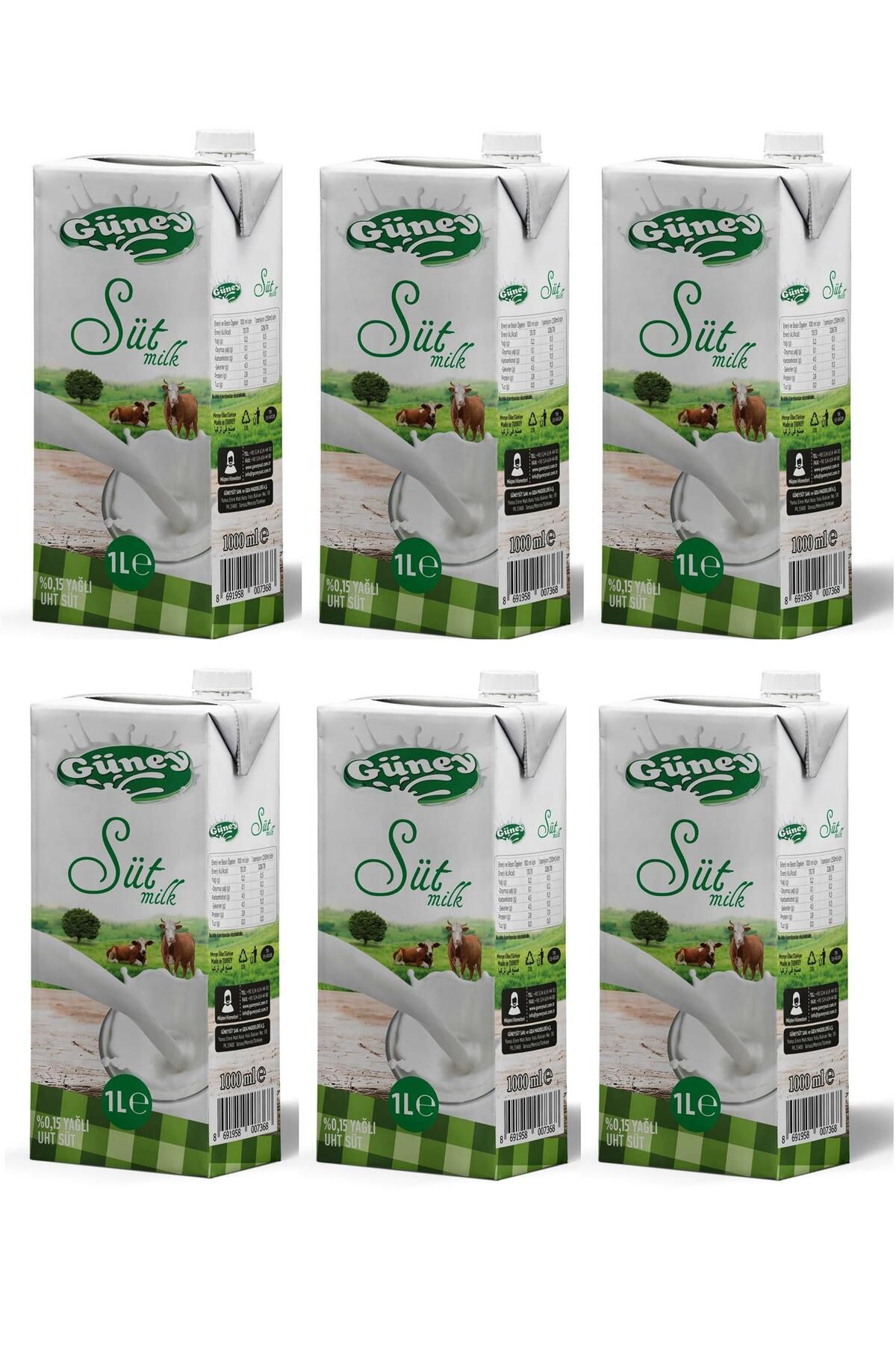 Güney %0,15 Yağlı Süt 1 Lt X 6 Adet