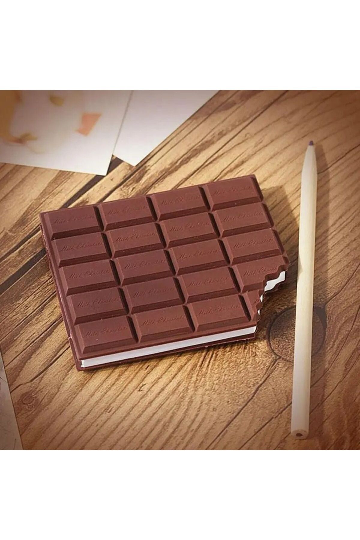 BLUE SİDE-Pinterest Style Gift Notepad Chocolate Scented Notepad 2