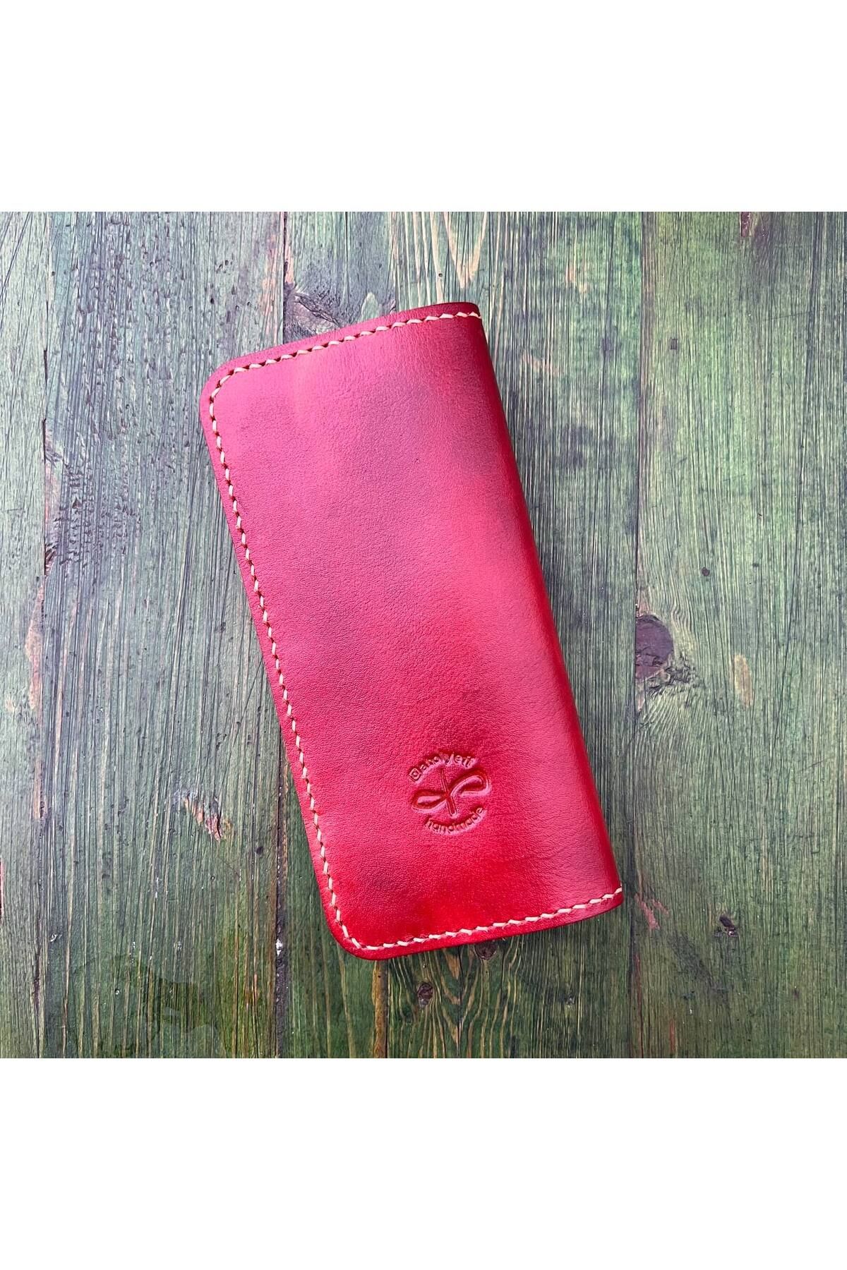 Atolyeff-Feather and Bird Pattern Scraping Handmade Real (Genuine) Leather Wallet 4
